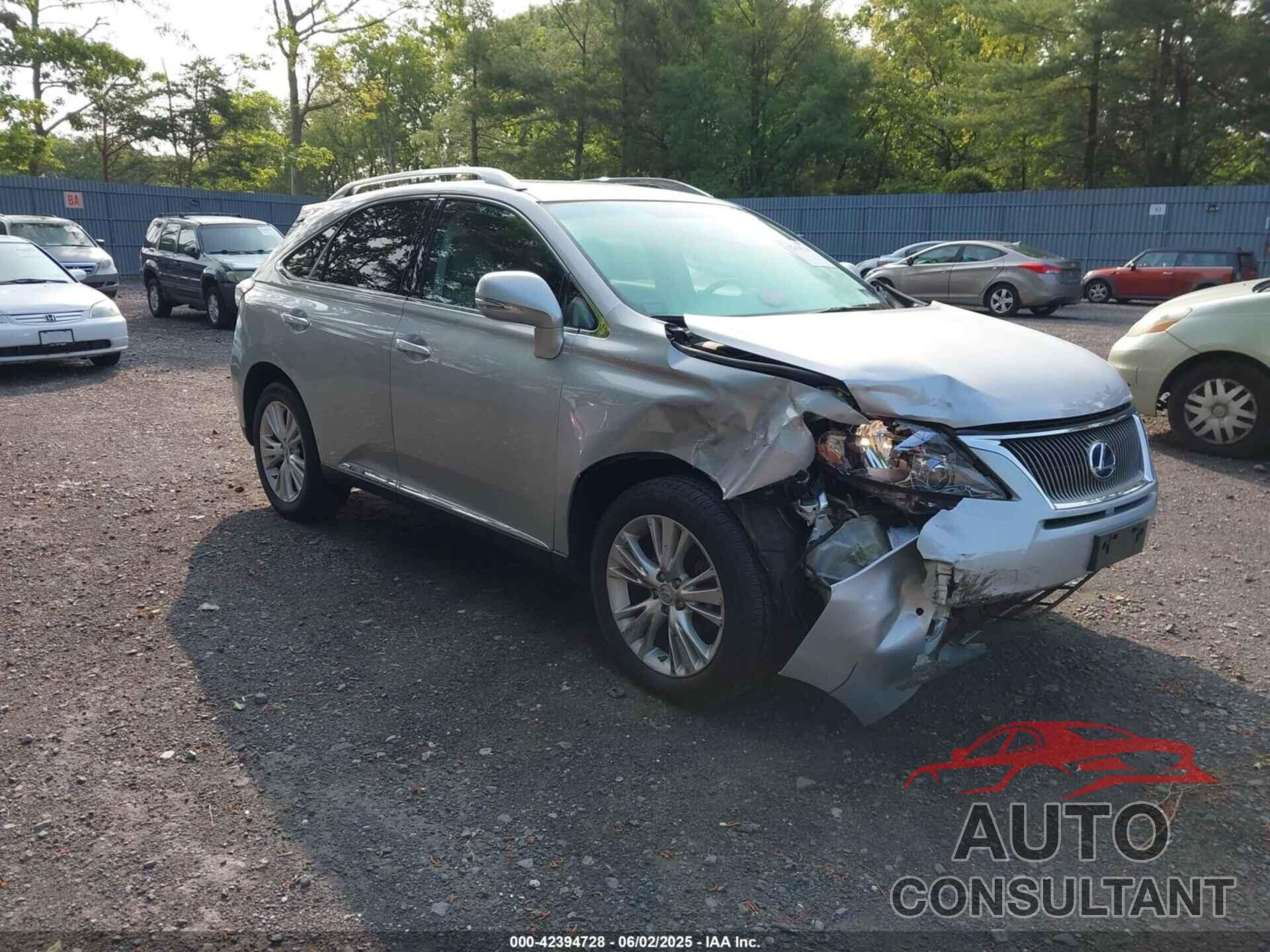 LEXUS RX 450H 2012 - JTJBC1BA3C2428467