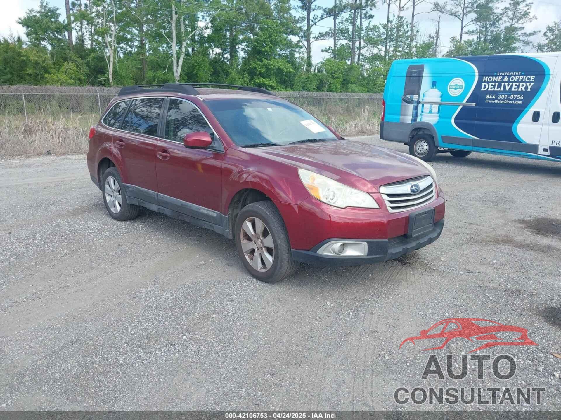 SUBARU OUTBACK 2011 - 4S4BRBCC9B3431546