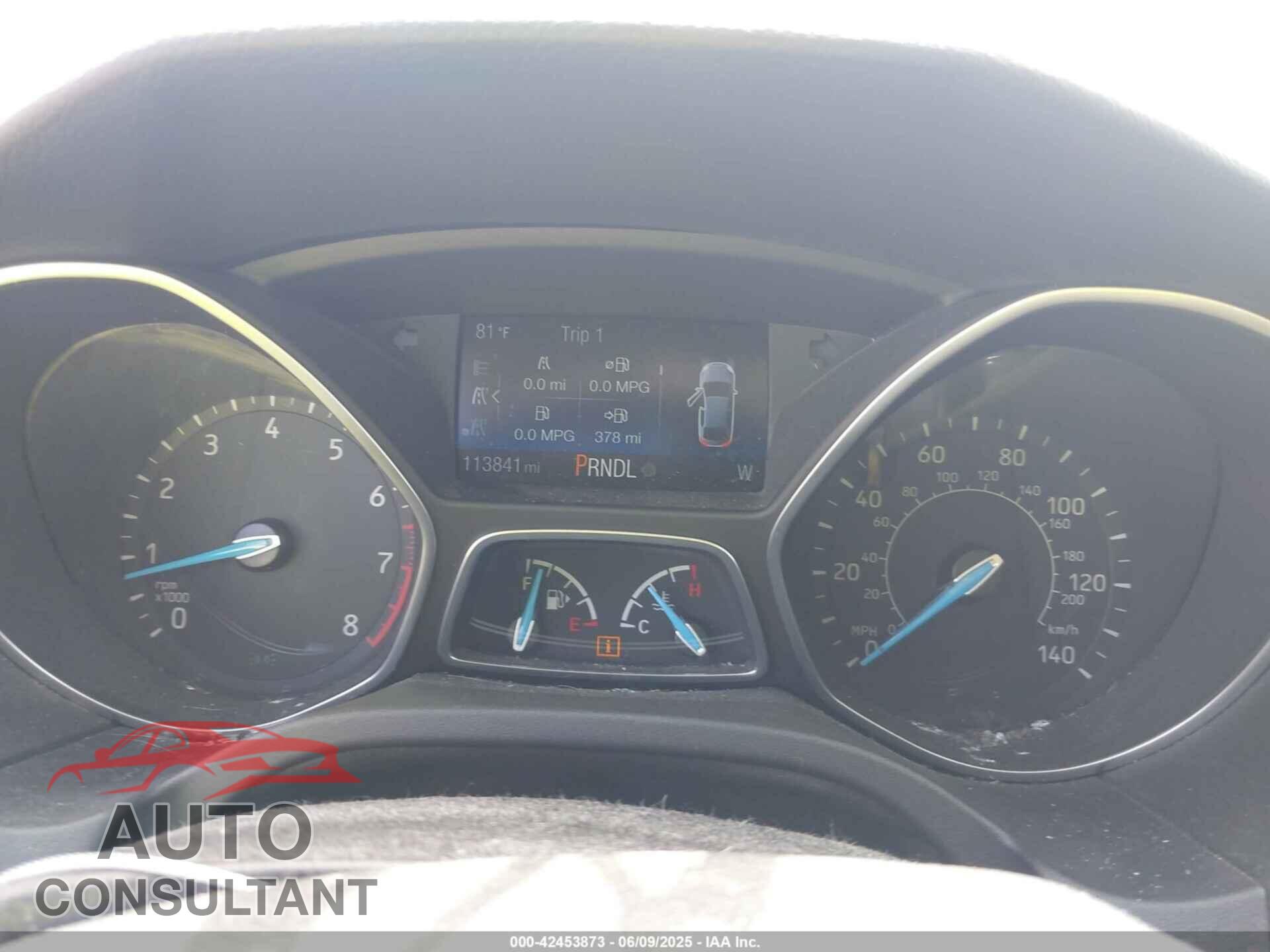 FORD FOCUS 2015 - 1FADP3F23FL213772