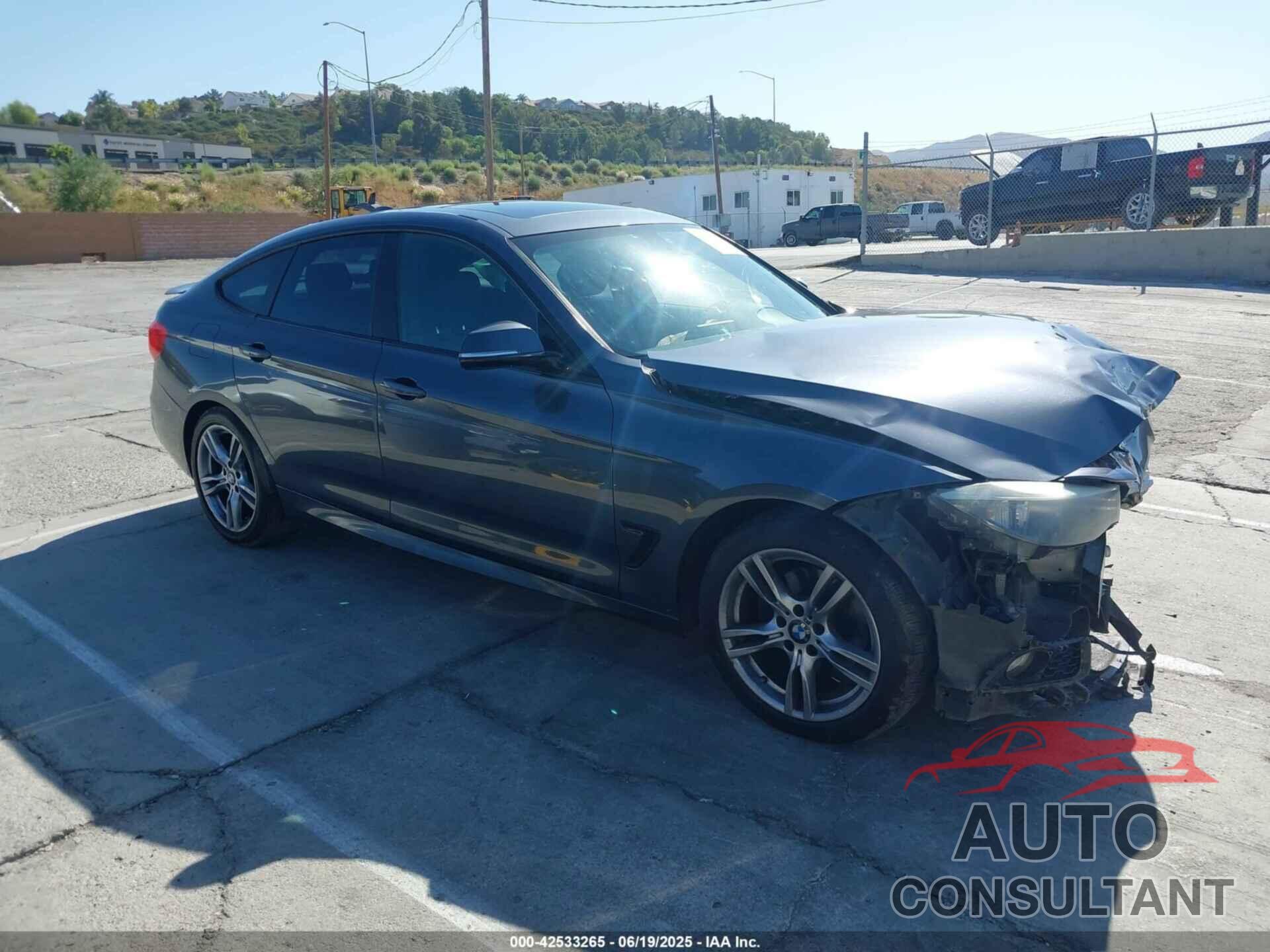 BMW 328I GRAN TURISMO 2016 - WBA8Z5C56GGS37586