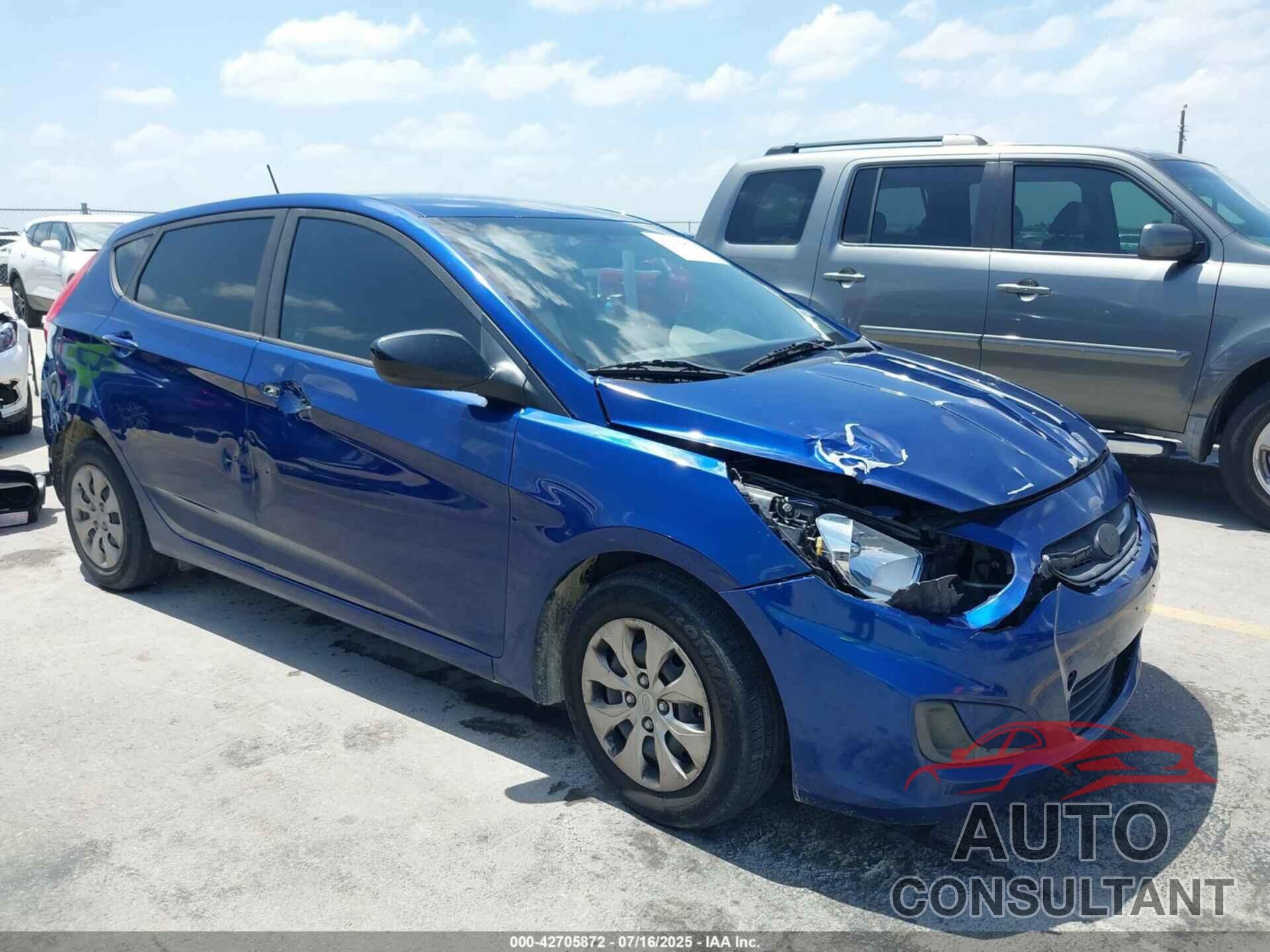 HYUNDAI ACCENT 2017 - KMHCT5AE7HU322419