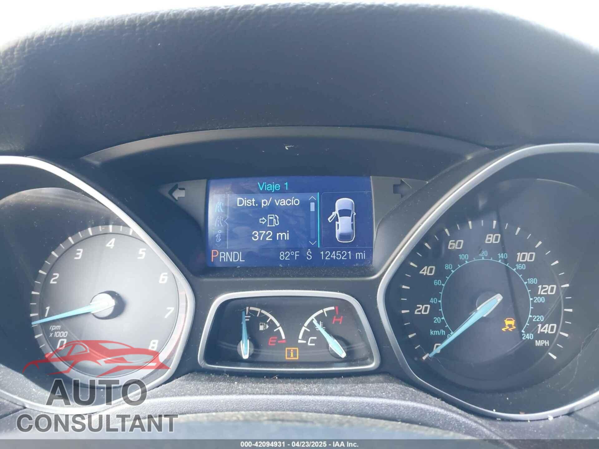FORD FOCUS 2013 - 1FADP3F28DL259529