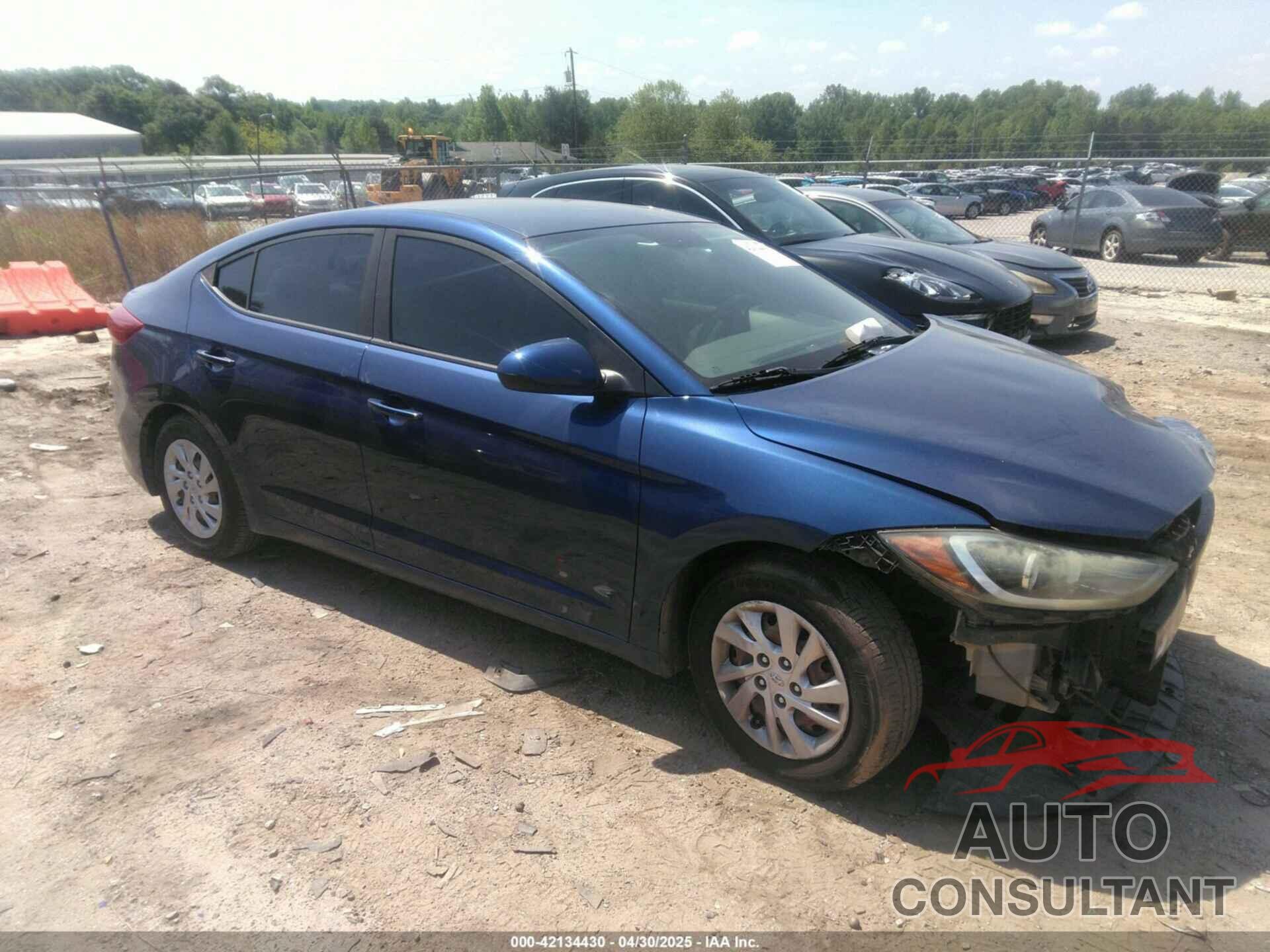 HYUNDAI ELANTRA 2017 - 5NPD74LF5HH148048