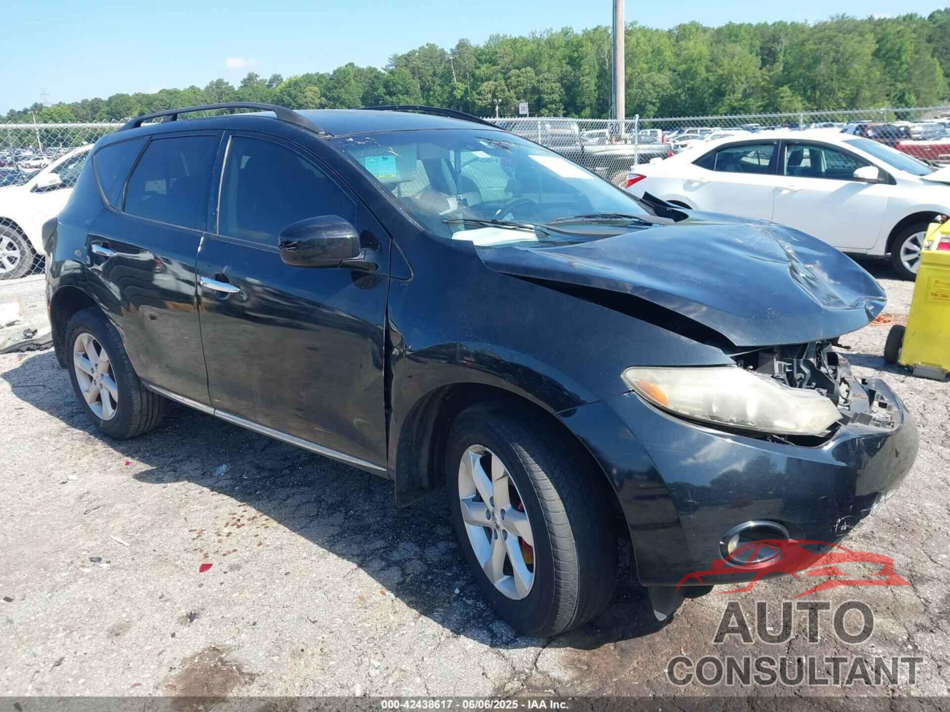 NISSAN MURANO 2009 - JN8AZ18U79W026861