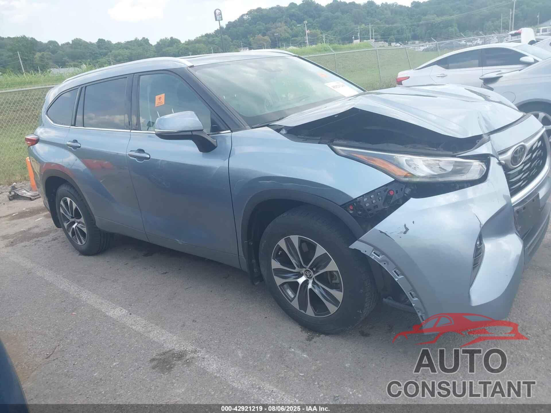 TOYOTA HIGHLANDER 2020 - 5TDGZRBH7LS038631