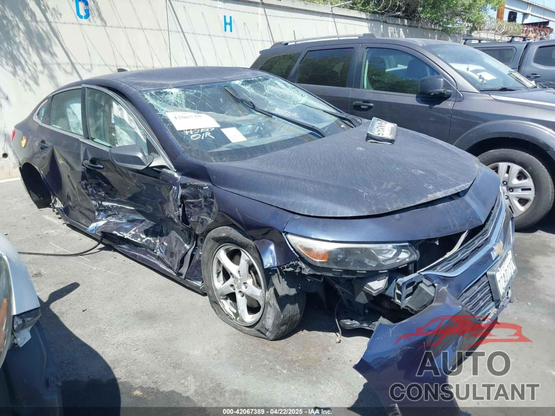 CHEVROLET MALIBU 2016 - 1G1ZB5STXGF169657