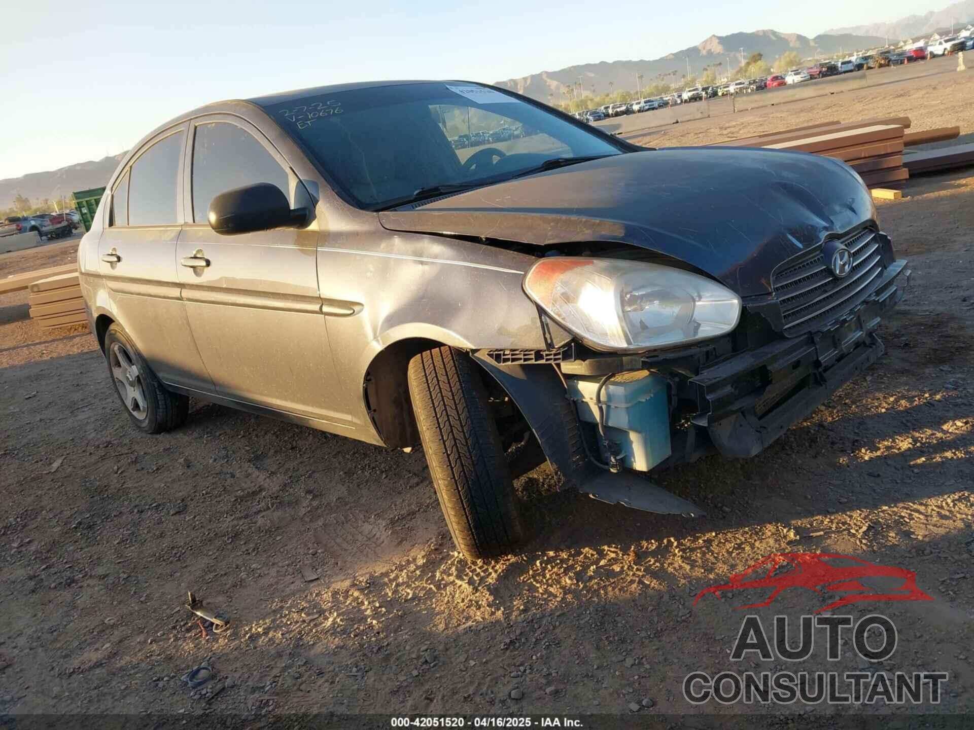 HYUNDAI ACCENT 2011 - KMHCN4AC7BU610676