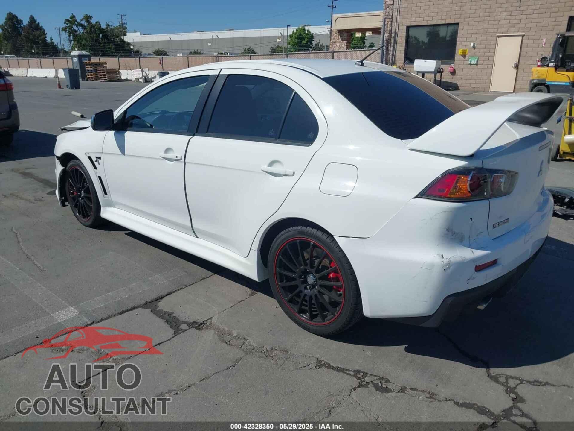MITSUBISHI LANCER EVOLUTION 2012 - JA32W8FV8CU015978