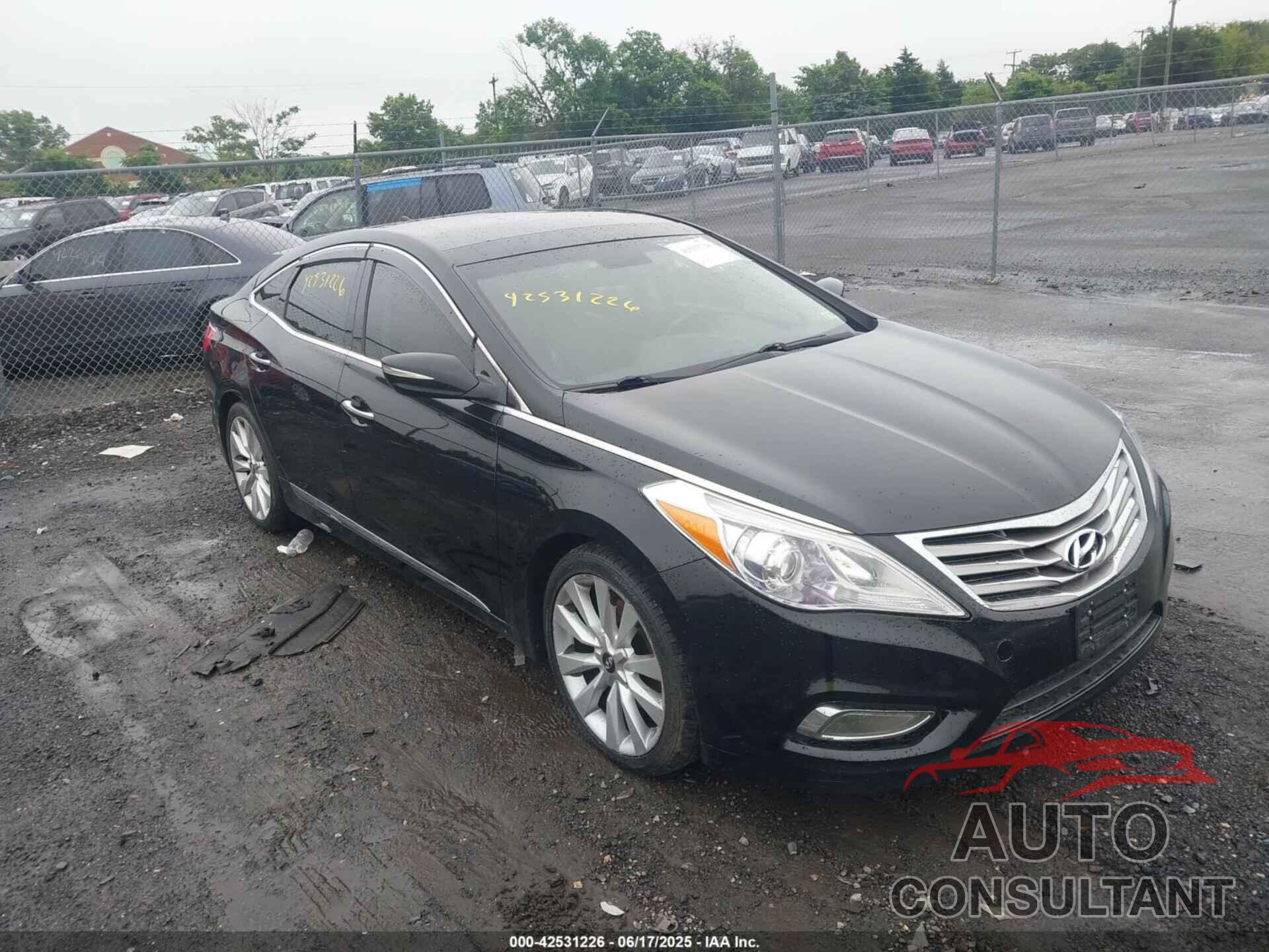HYUNDAI AZERA 2013 - KMHFH4JG5DA328645