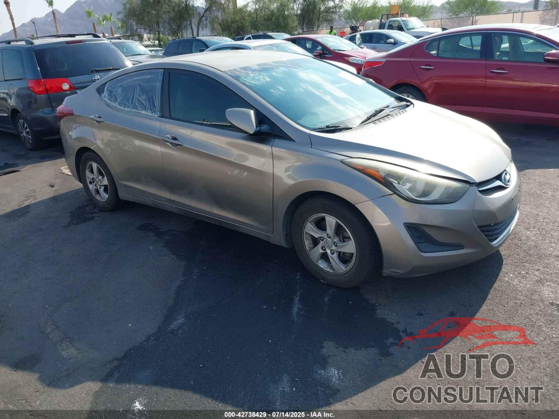 HYUNDAI ELANTRA 2015 - 5NPDH4AE4FH548932