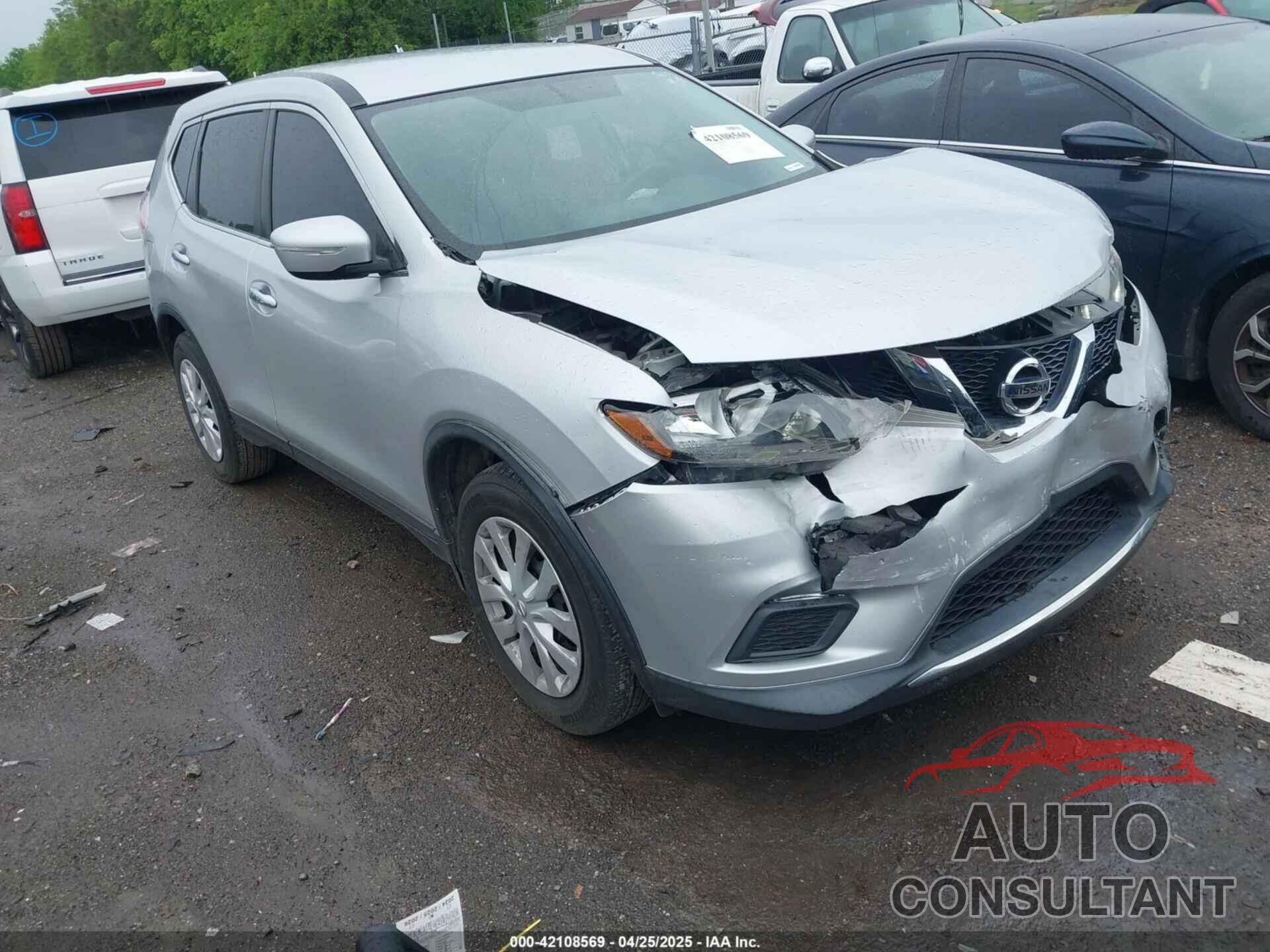 NISSAN ROGUE 2015 - KNMAT2MV3FP558440