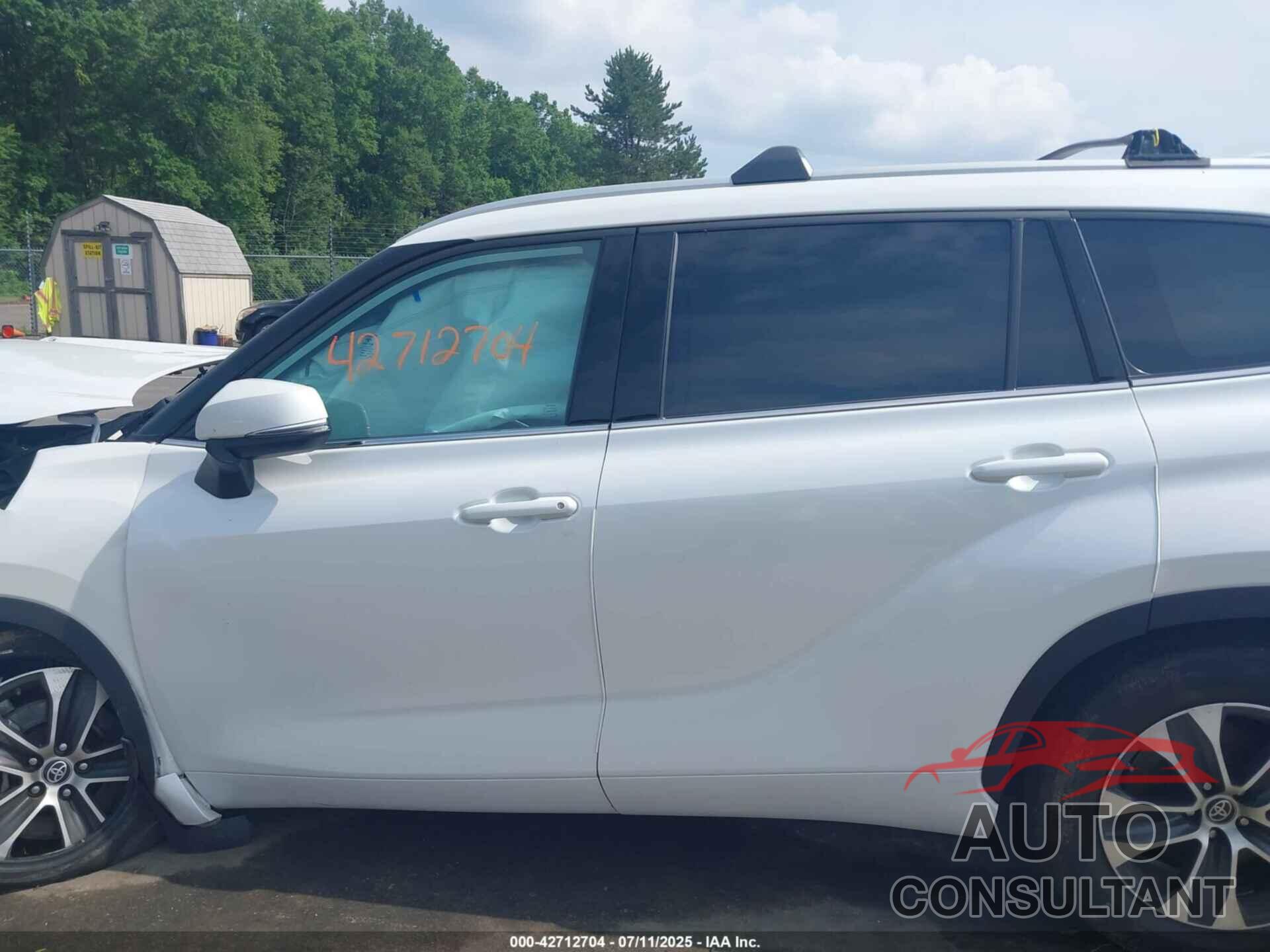 TOYOTA HIGHLANDER 2022 - 5TDGZRBH4NS241575
