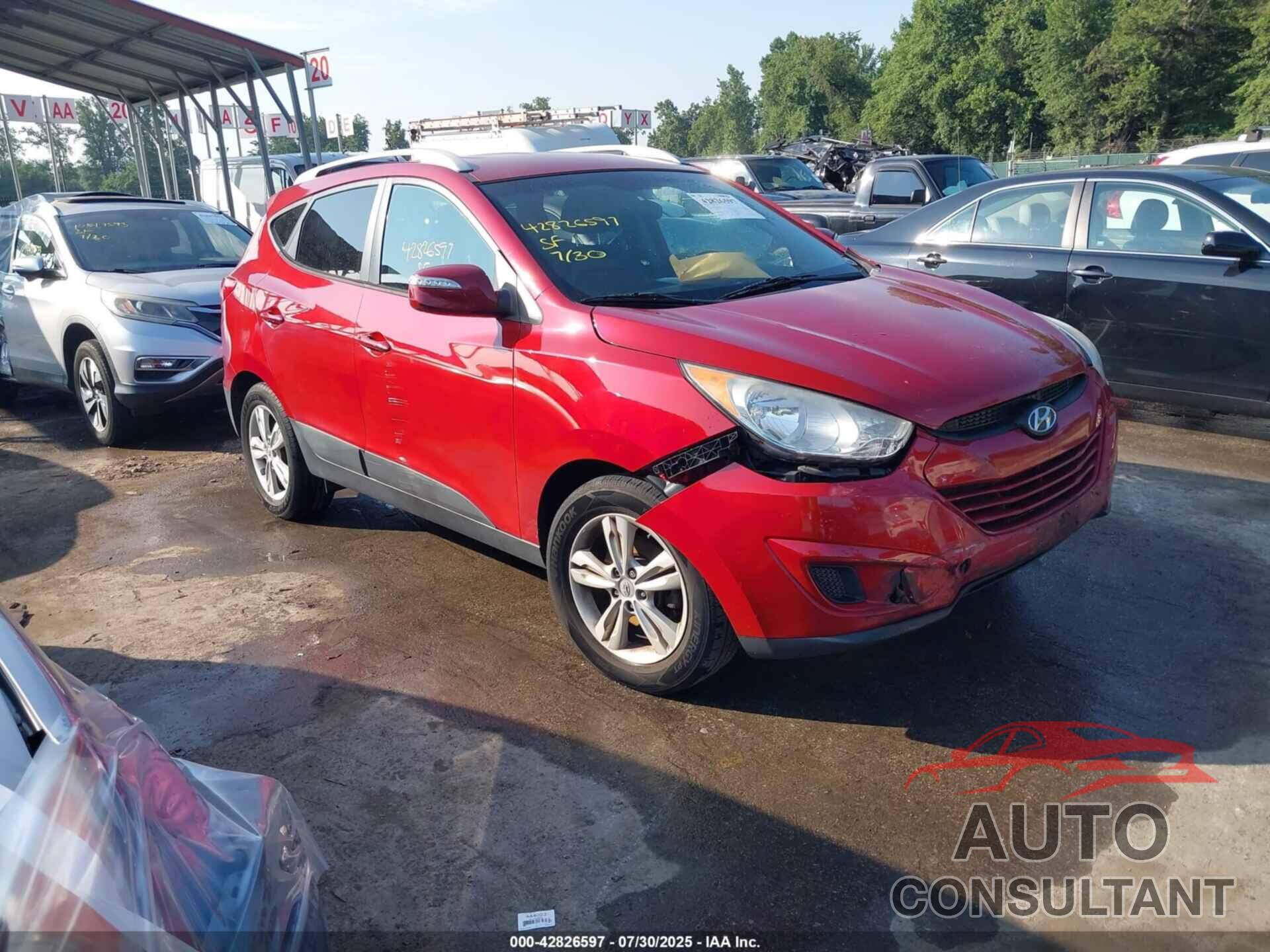HYUNDAI TUCSON 2012 - KM8JU3AC8CU363884
