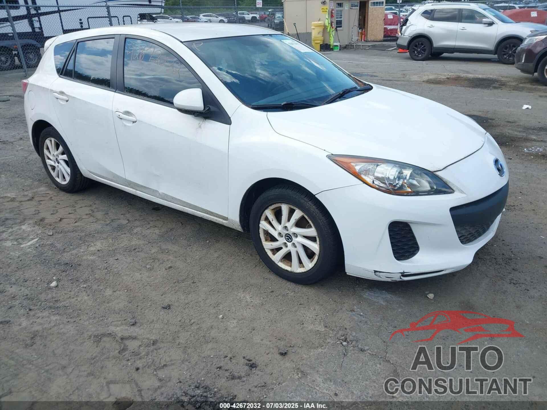 MAZDA MAZDA3 2013 - JM1BL1L7XD1712305