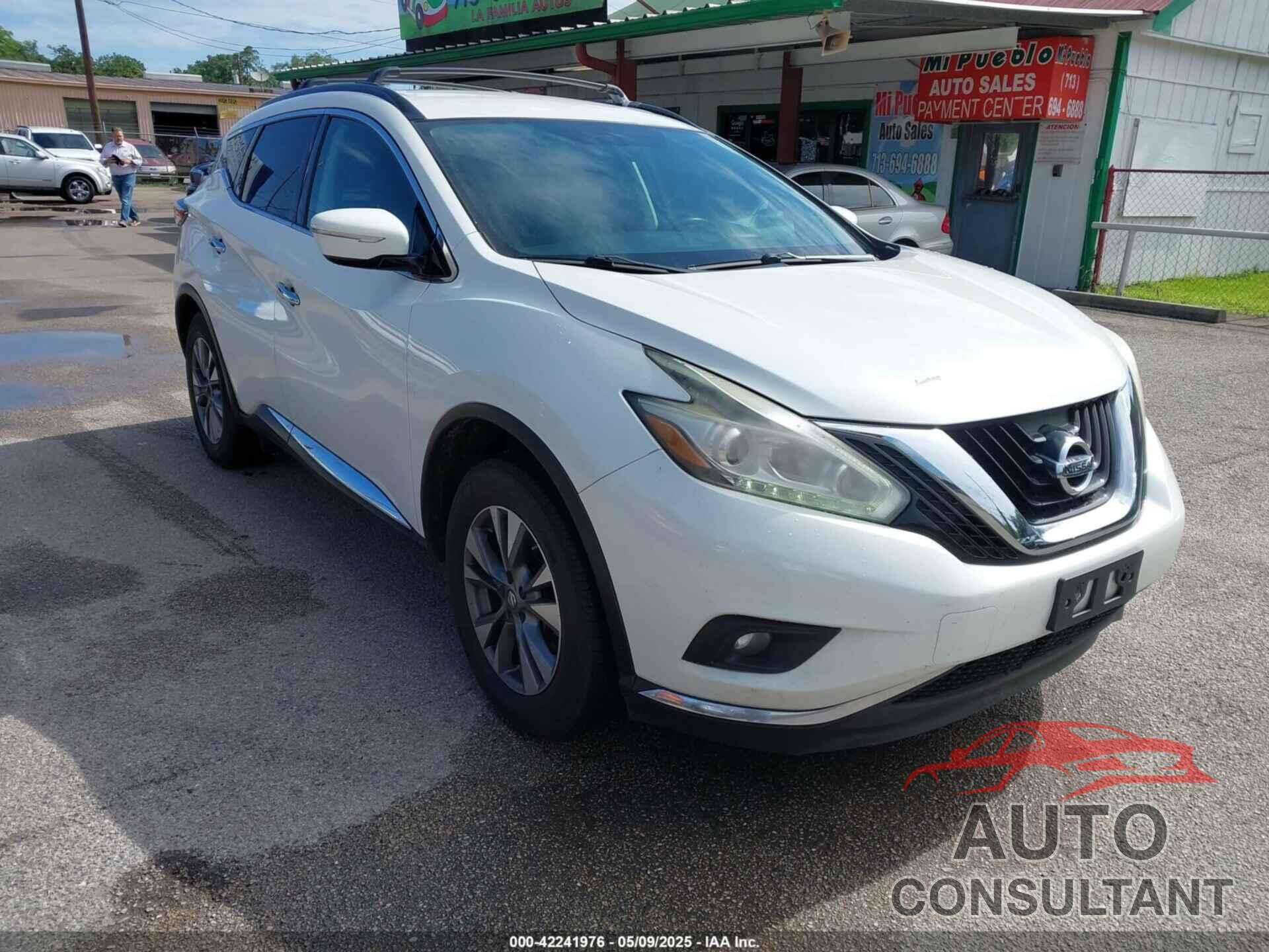 NISSAN MURANO 2015 - 5N1AZ2MG4FN252189