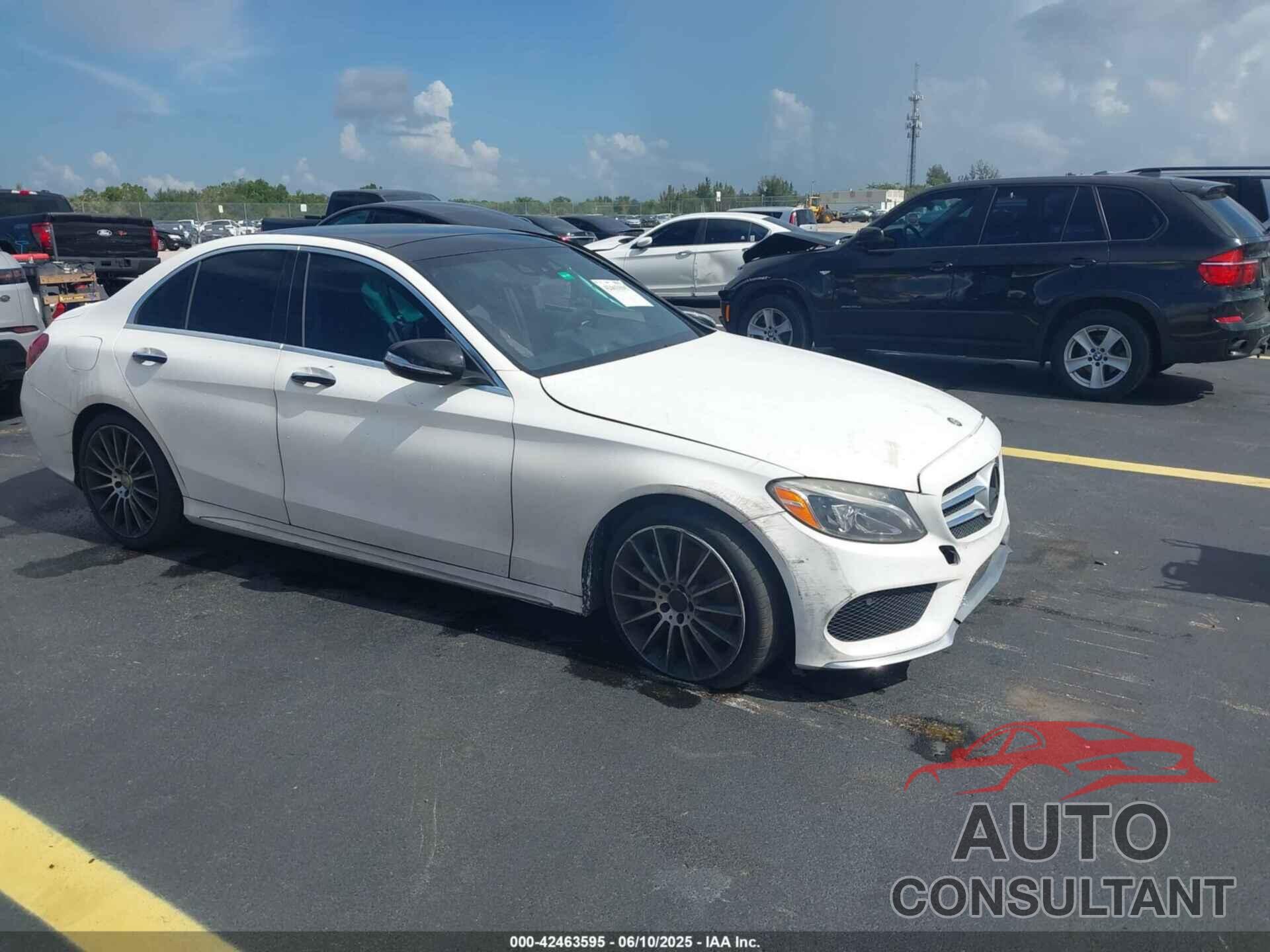 MERCEDES-BENZ C 400 2015 - 55SWF6GBXFU015973