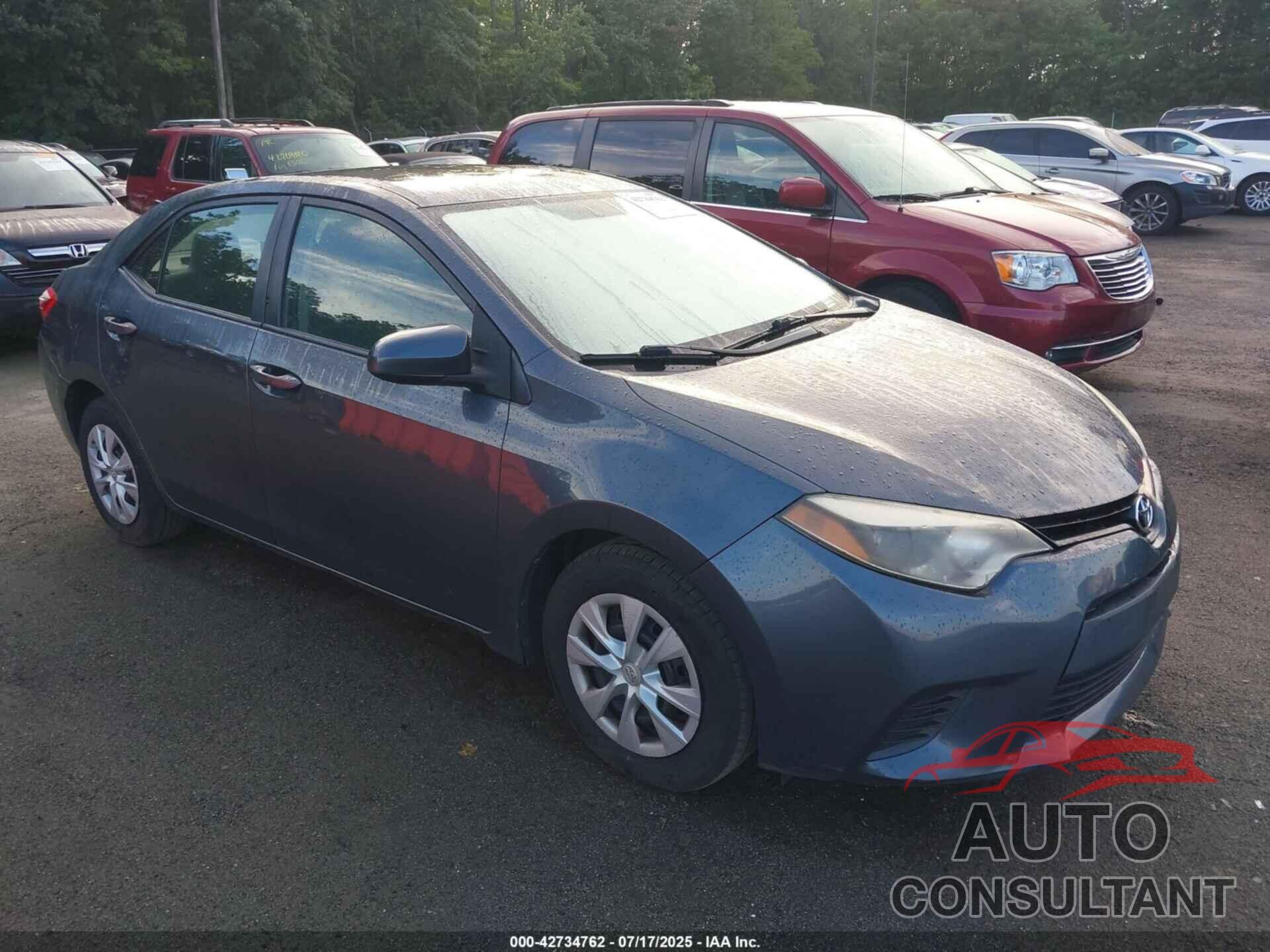 TOYOTA COROLLA 2015 - 2T1BURHE7FC311120