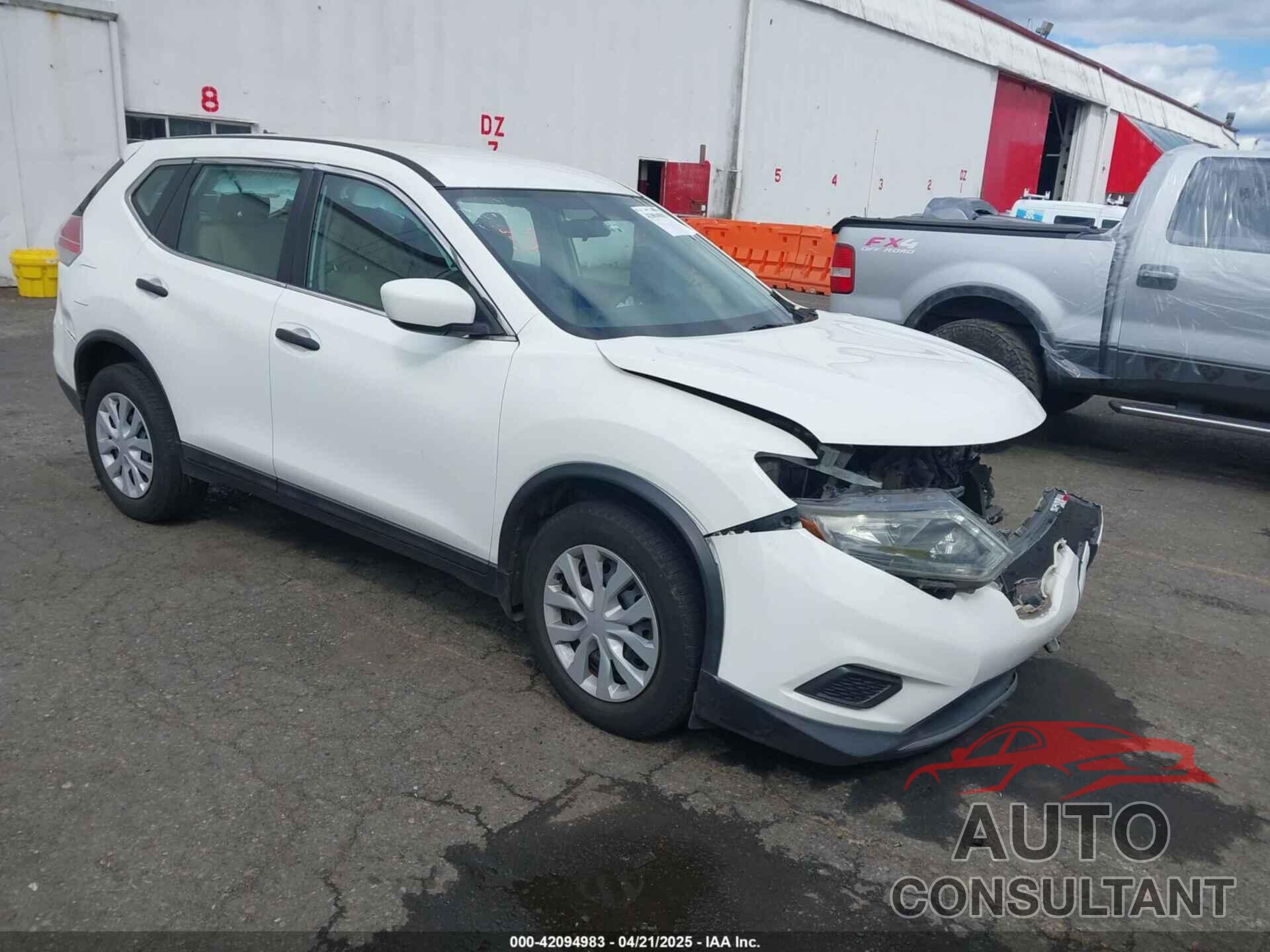 NISSAN ROGUE 2016 - 5N1AT2MT3GC851239