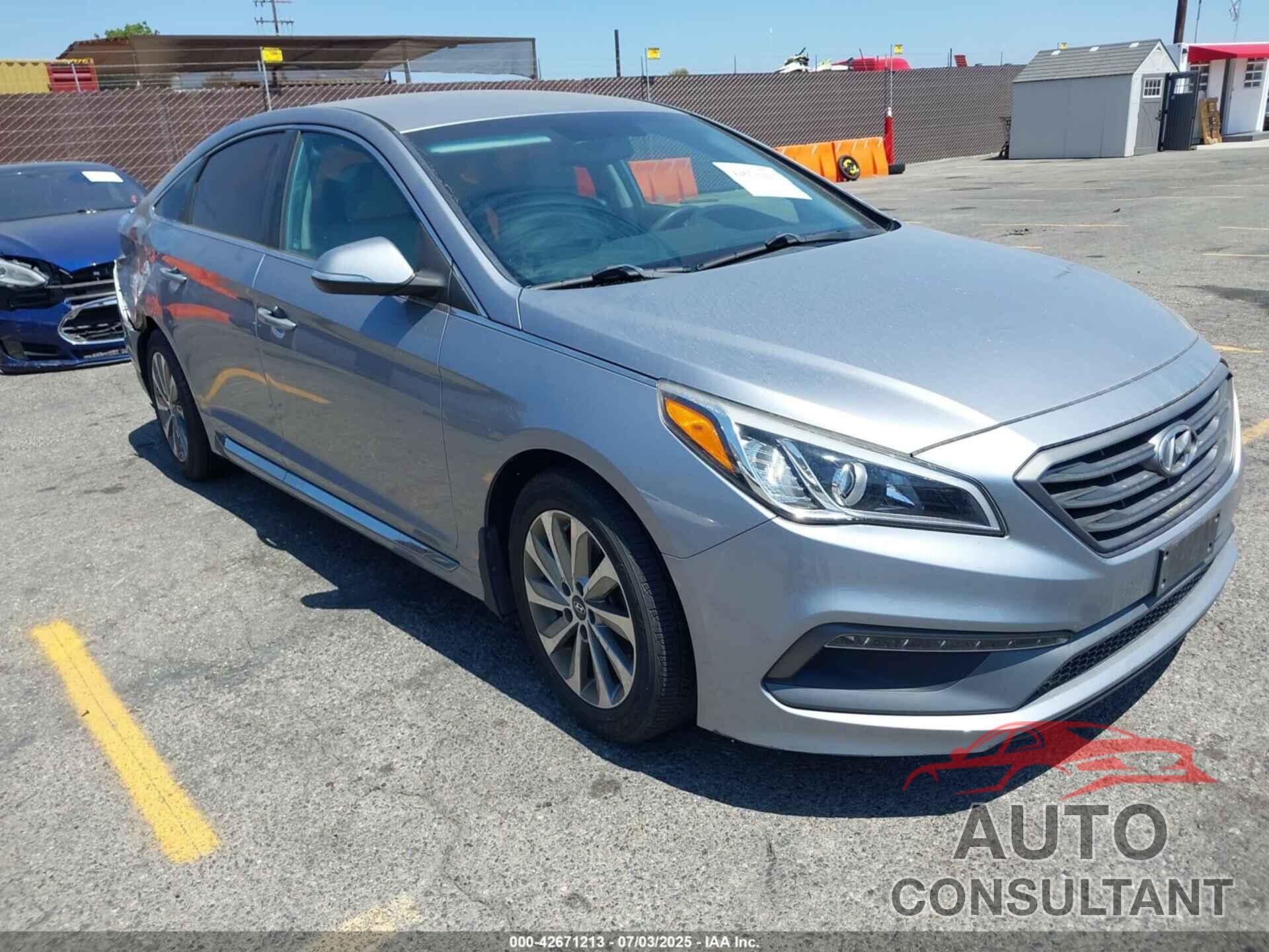 HYUNDAI SONATA 2017 - 5NPE34AF8HH444460
