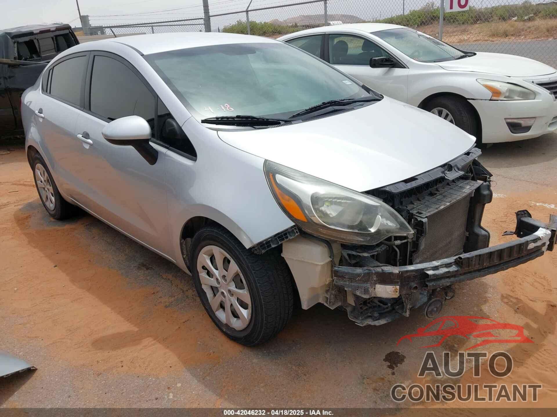 KIA RIO 2013 - KNADM4A35D6279015