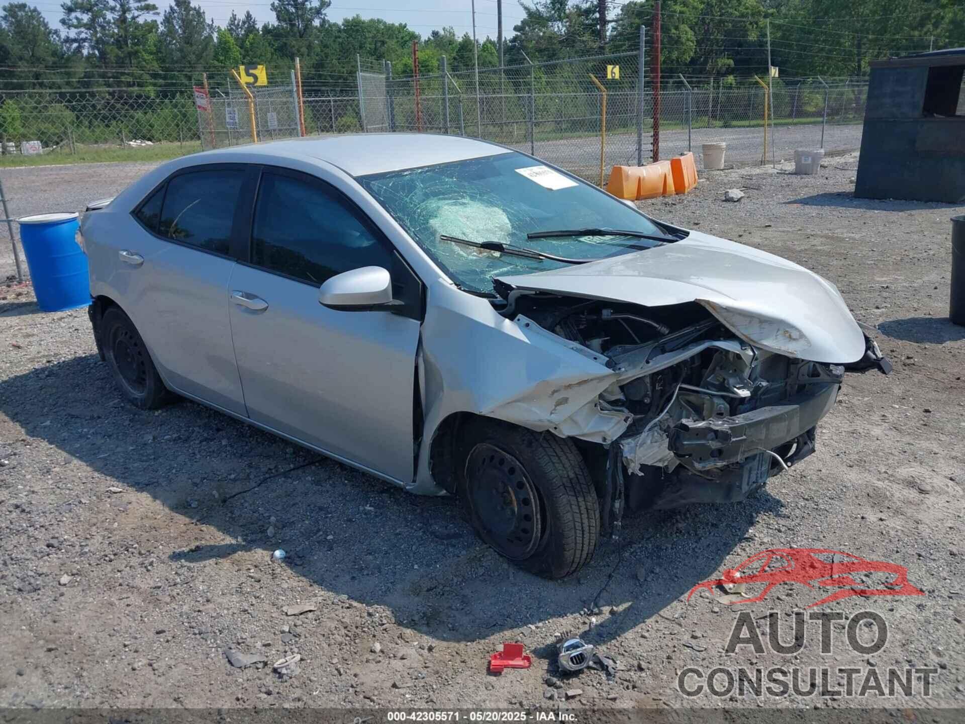 TOYOTA COROLLA 2015 - 5YFBURHE4FP193012