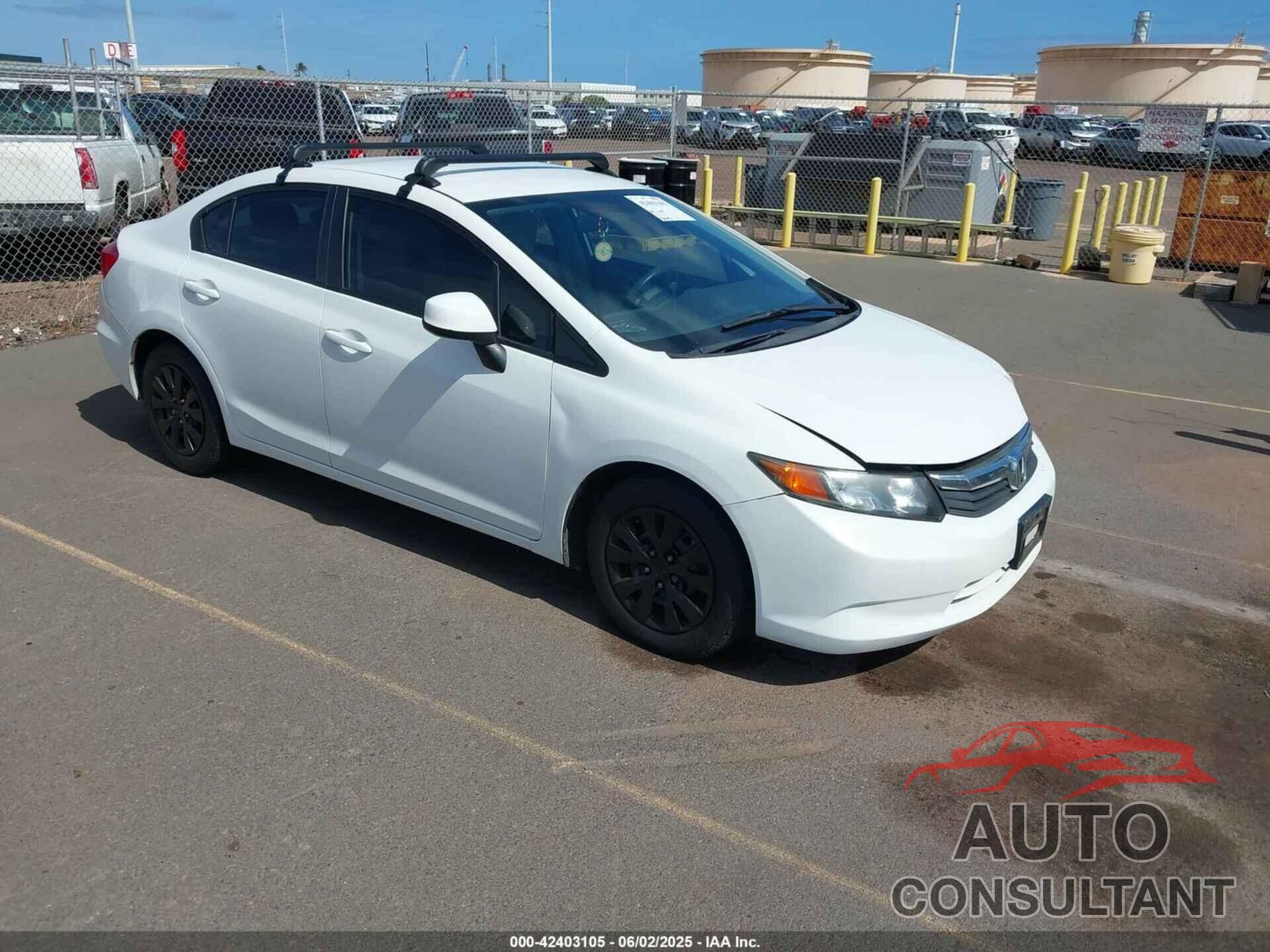 HONDA CIVIC 2012 - 2HGFB2F53CH583524