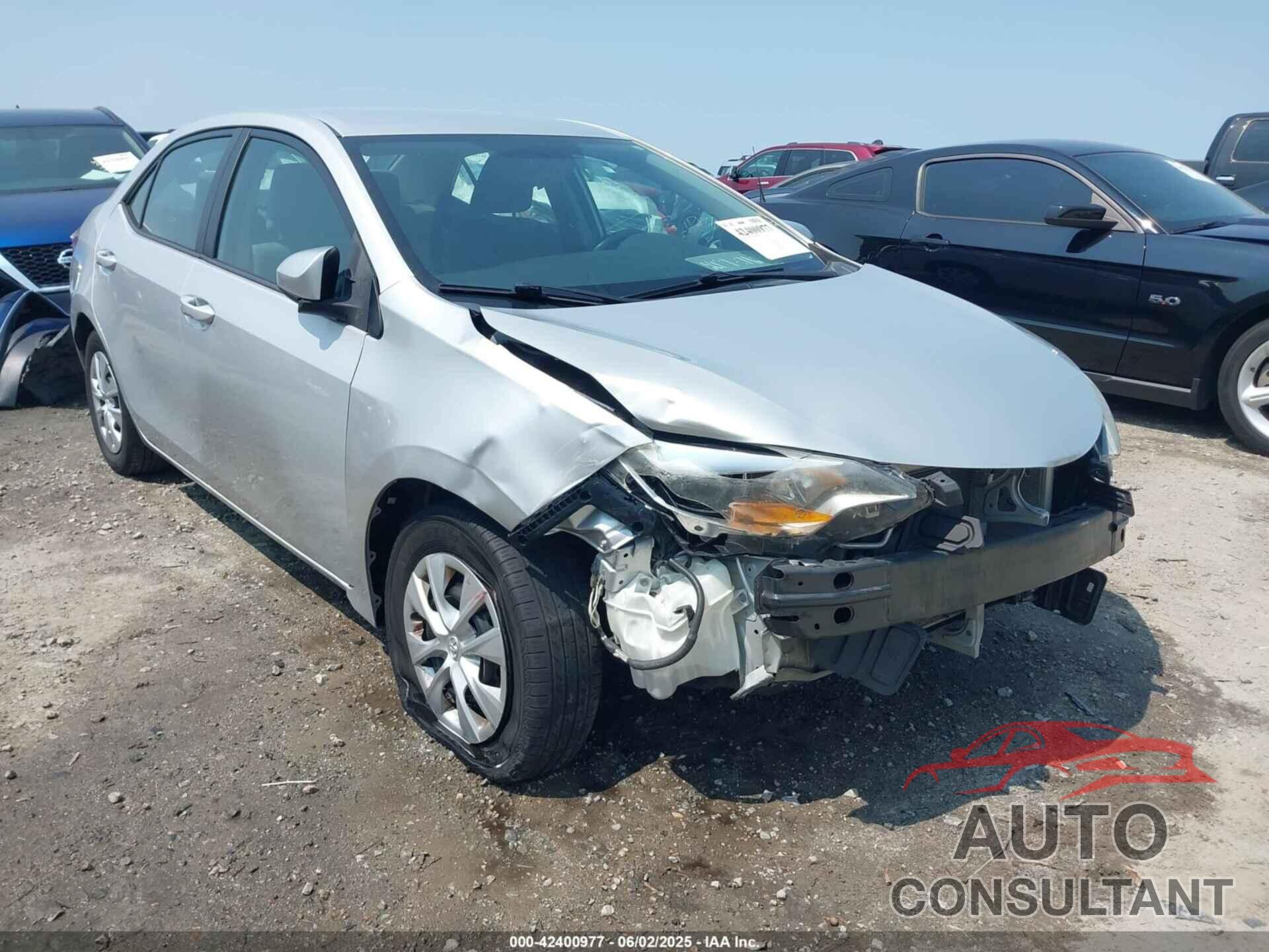 TOYOTA COROLLA 2016 - 2T1BURHEXGC610263