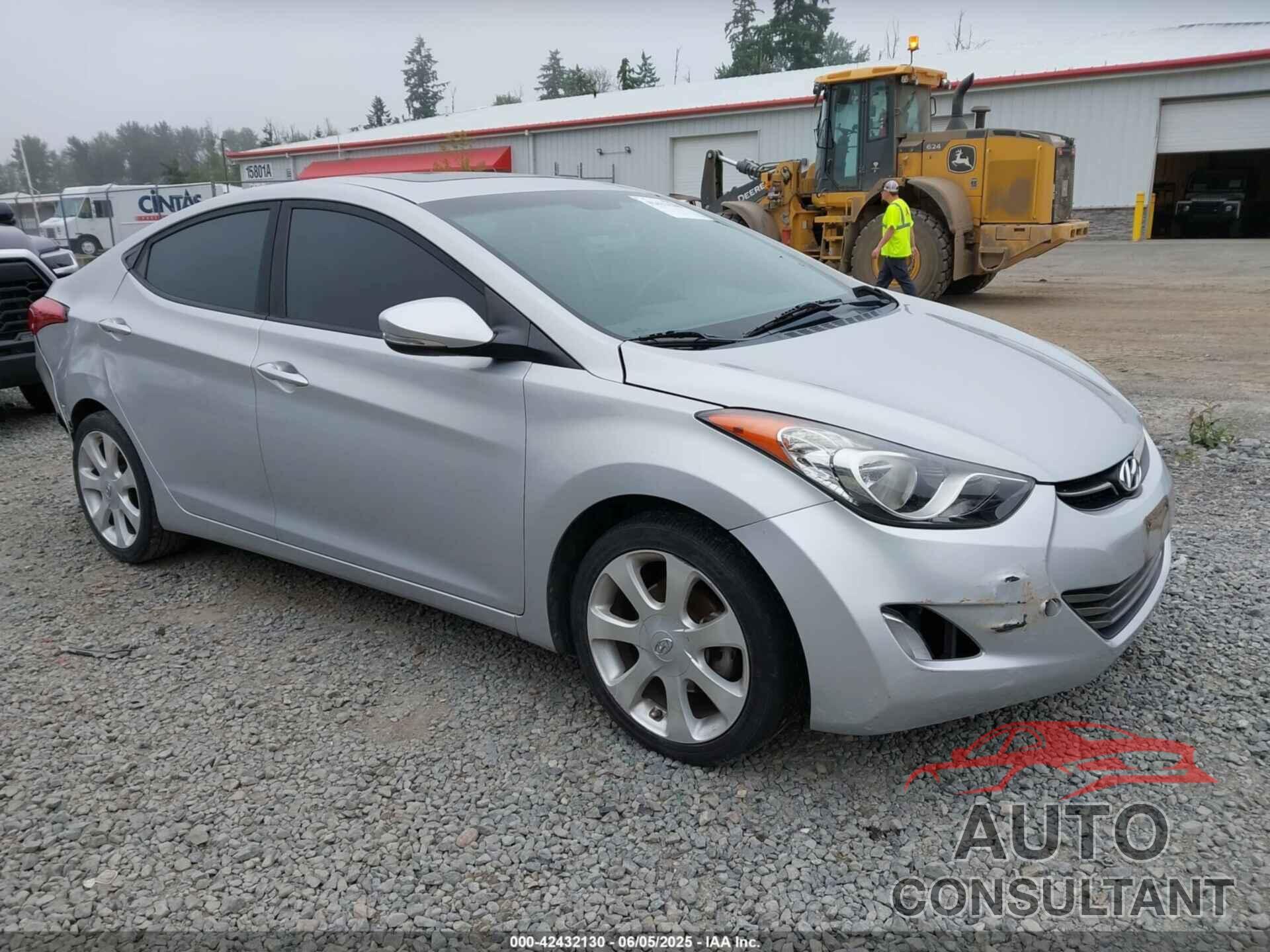 HYUNDAI ELANTRA 2013 - KMHDH4AEXDU640304
