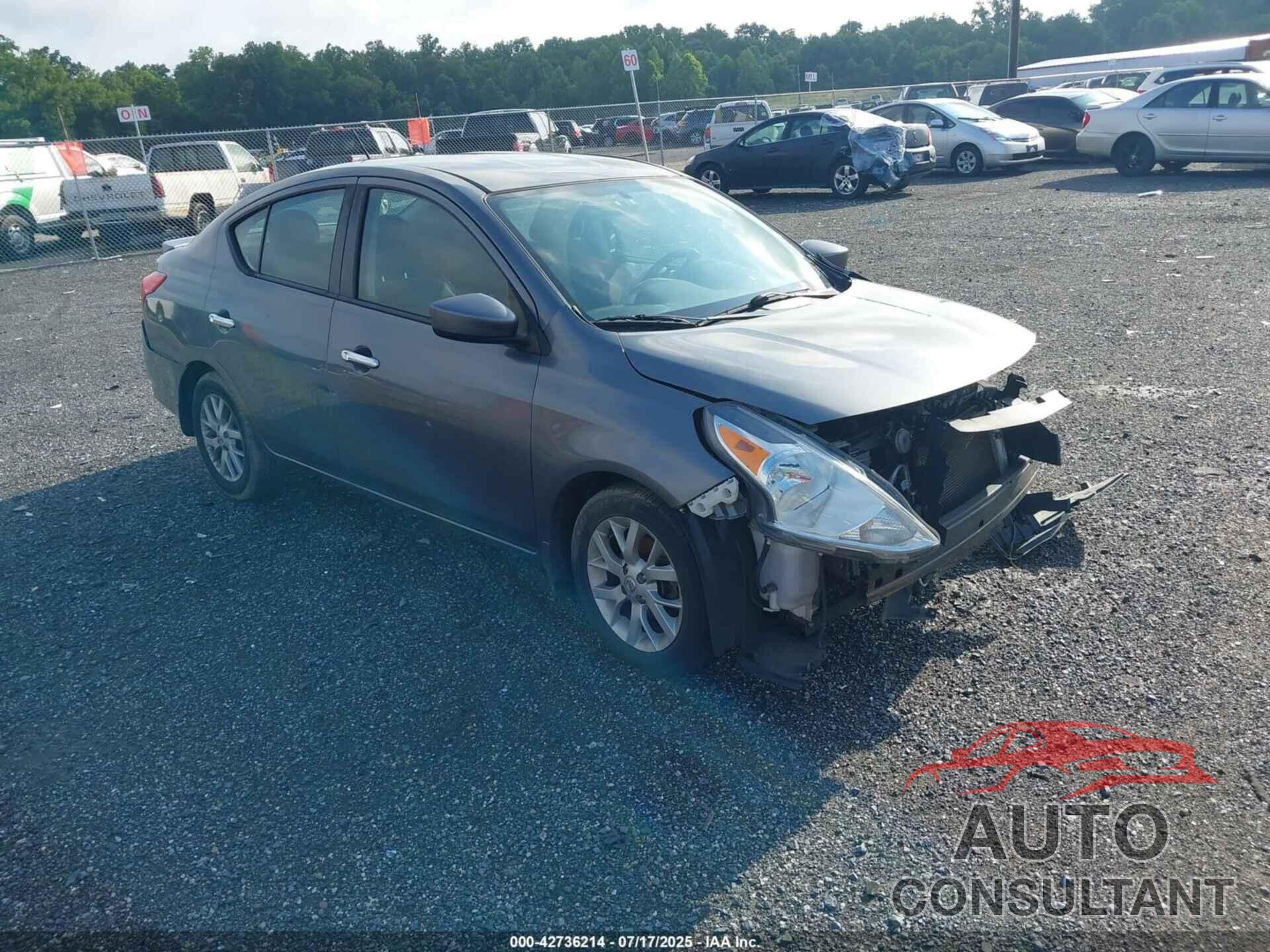 NISSAN VERSA 2017 - 3N1CN7AP1HL850756