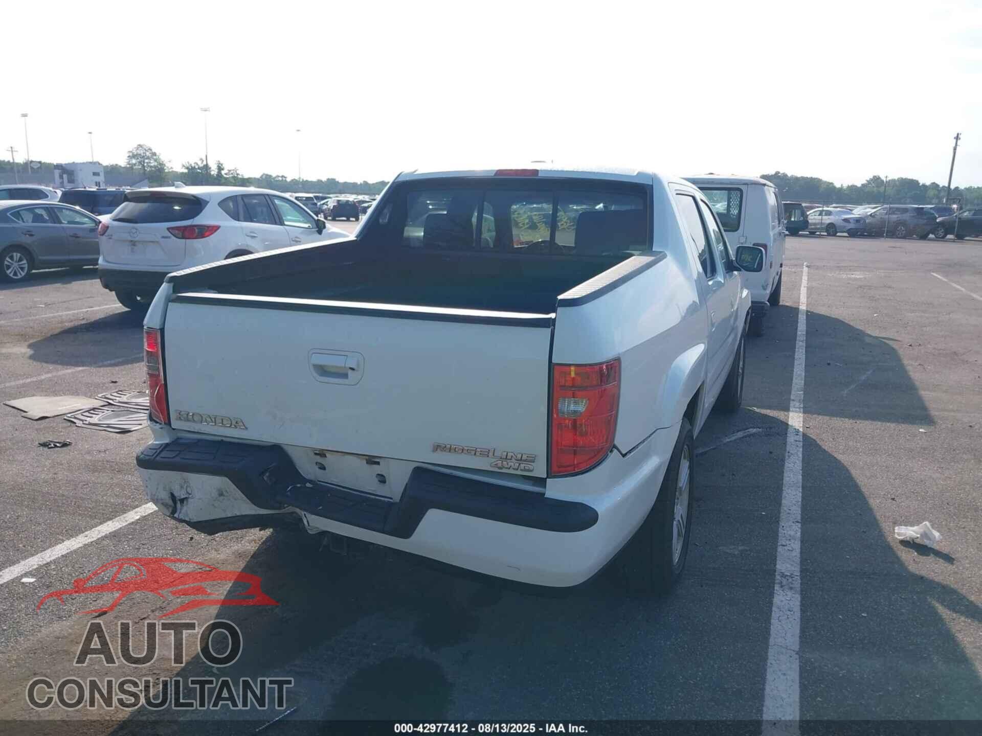 HONDA RIDGELINE 2011 - 5FPYK1F55BB453676