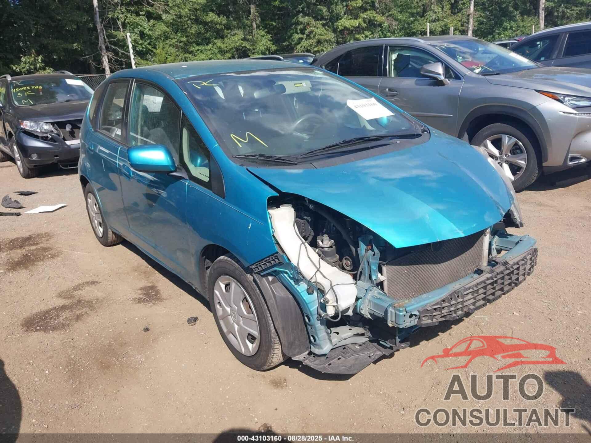 HONDA FIT 2013 - JHMGE8H39DC051612