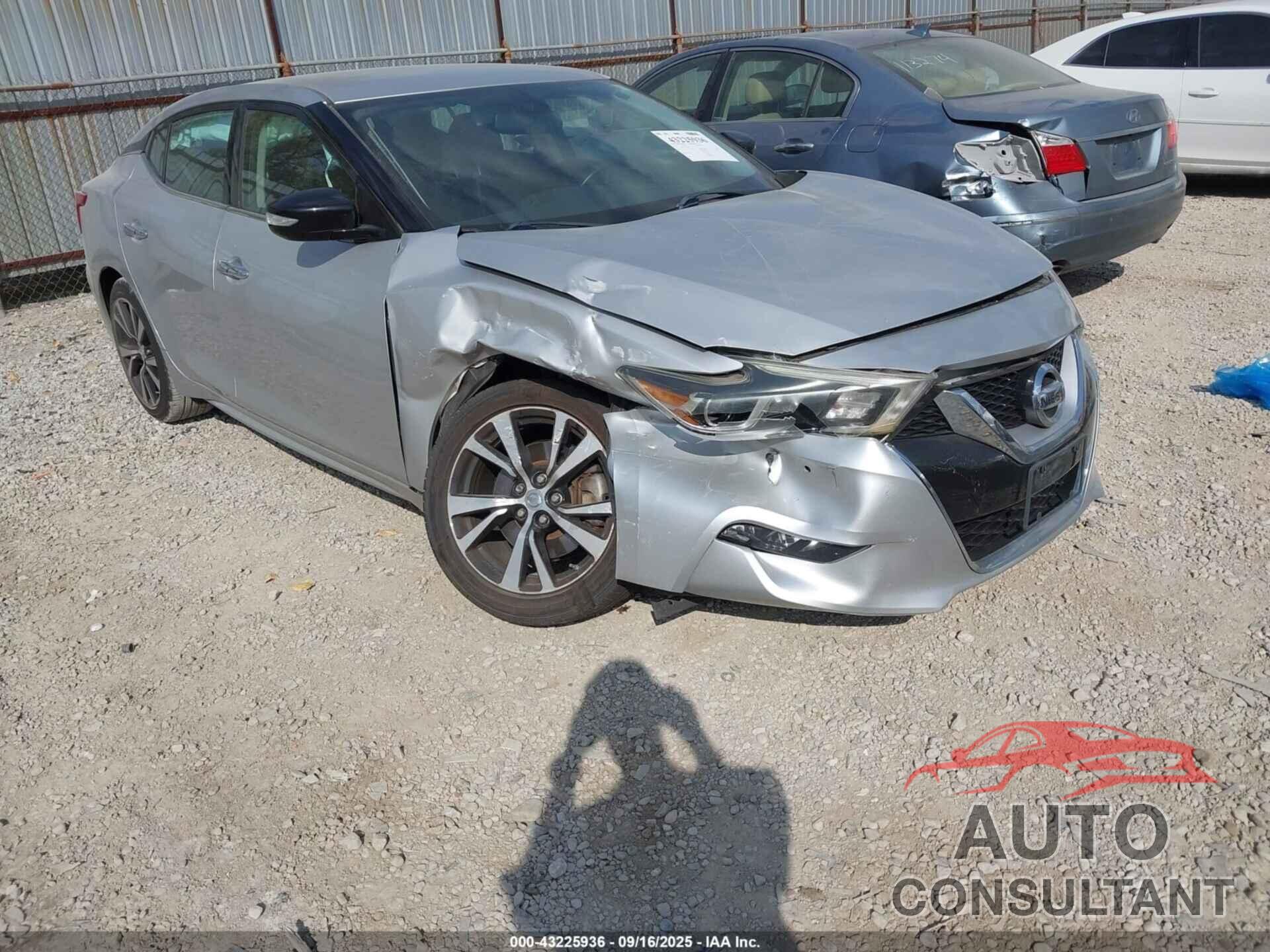 NISSAN MAXIMA 2018 - 1N4AA6AP8JC383420