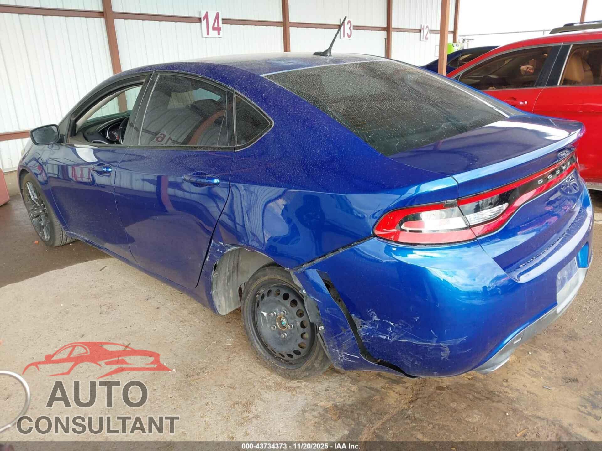 DODGE DART 2013 - 1C3CDFBA6DD295568