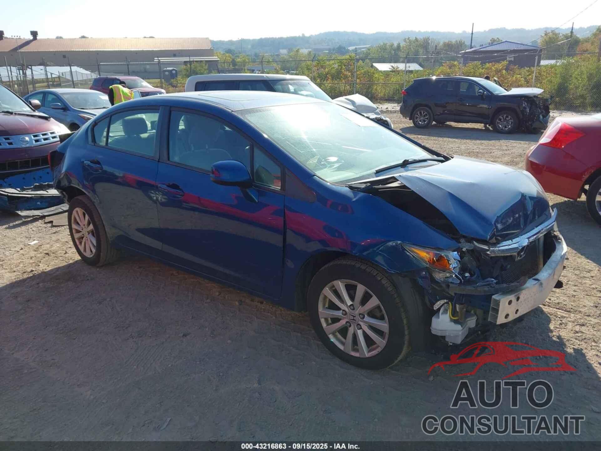 HONDA CIVIC 2012 - 2HGFB2F85CH537770