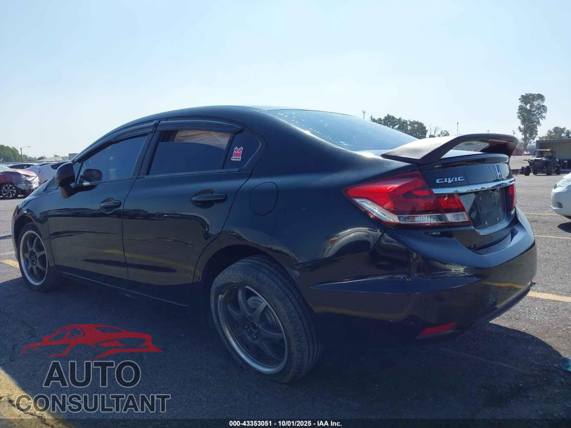 HONDA CIVIC 2013 - 19XFB2F52DE267799