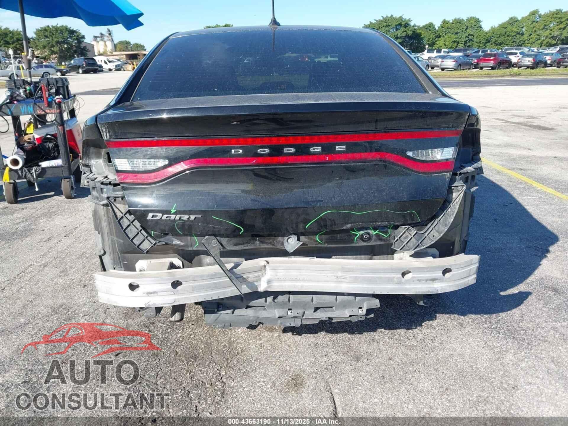 DODGE DART 2015 - 1C3CDFAA6FD392452