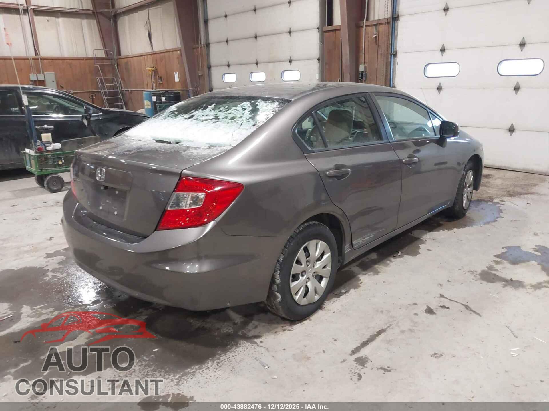 HONDA CIVIC 2012 - 19XFB2F53CE346557