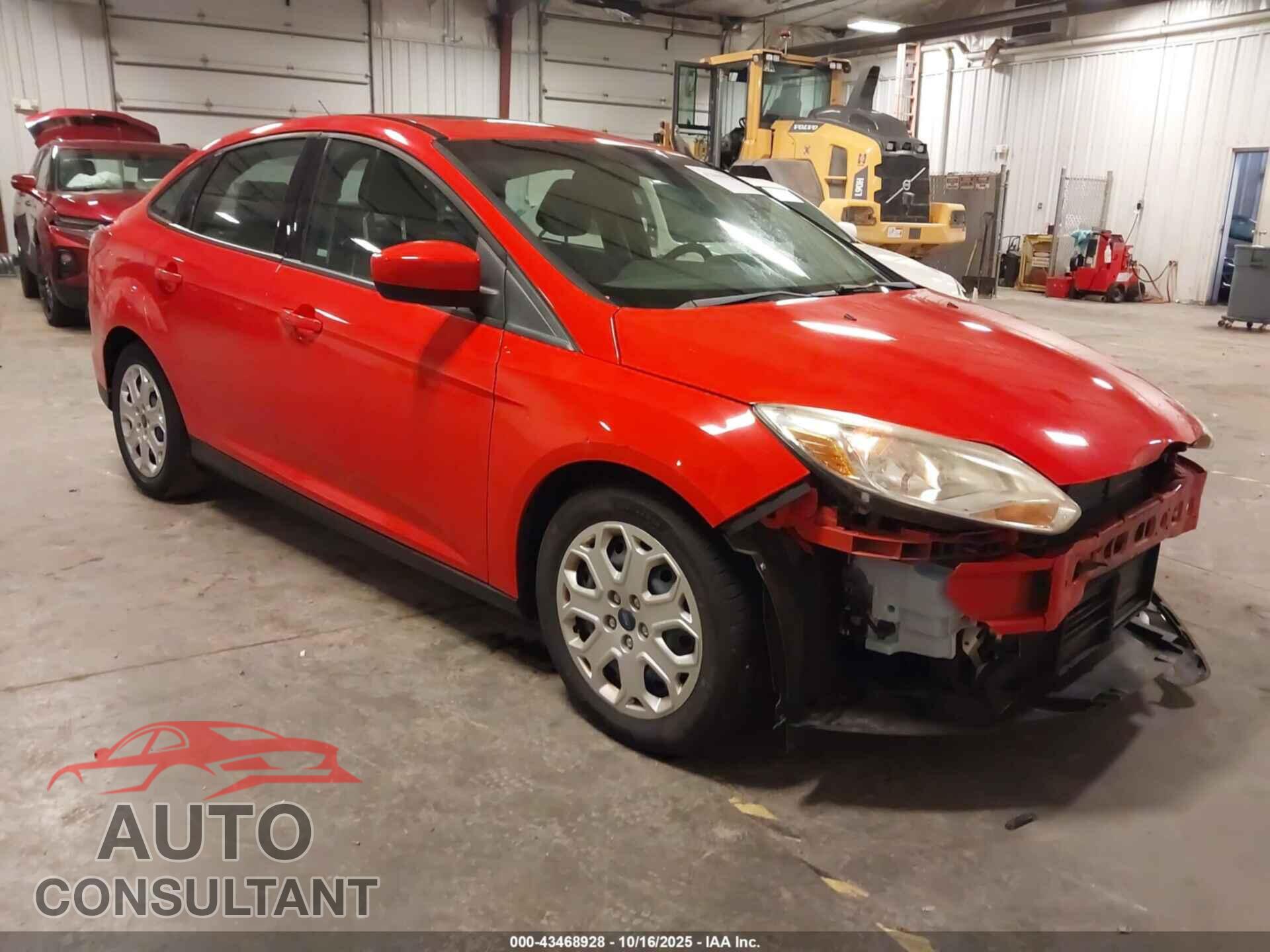 FORD FOCUS 2012 - 1FAHP3F21CL378975