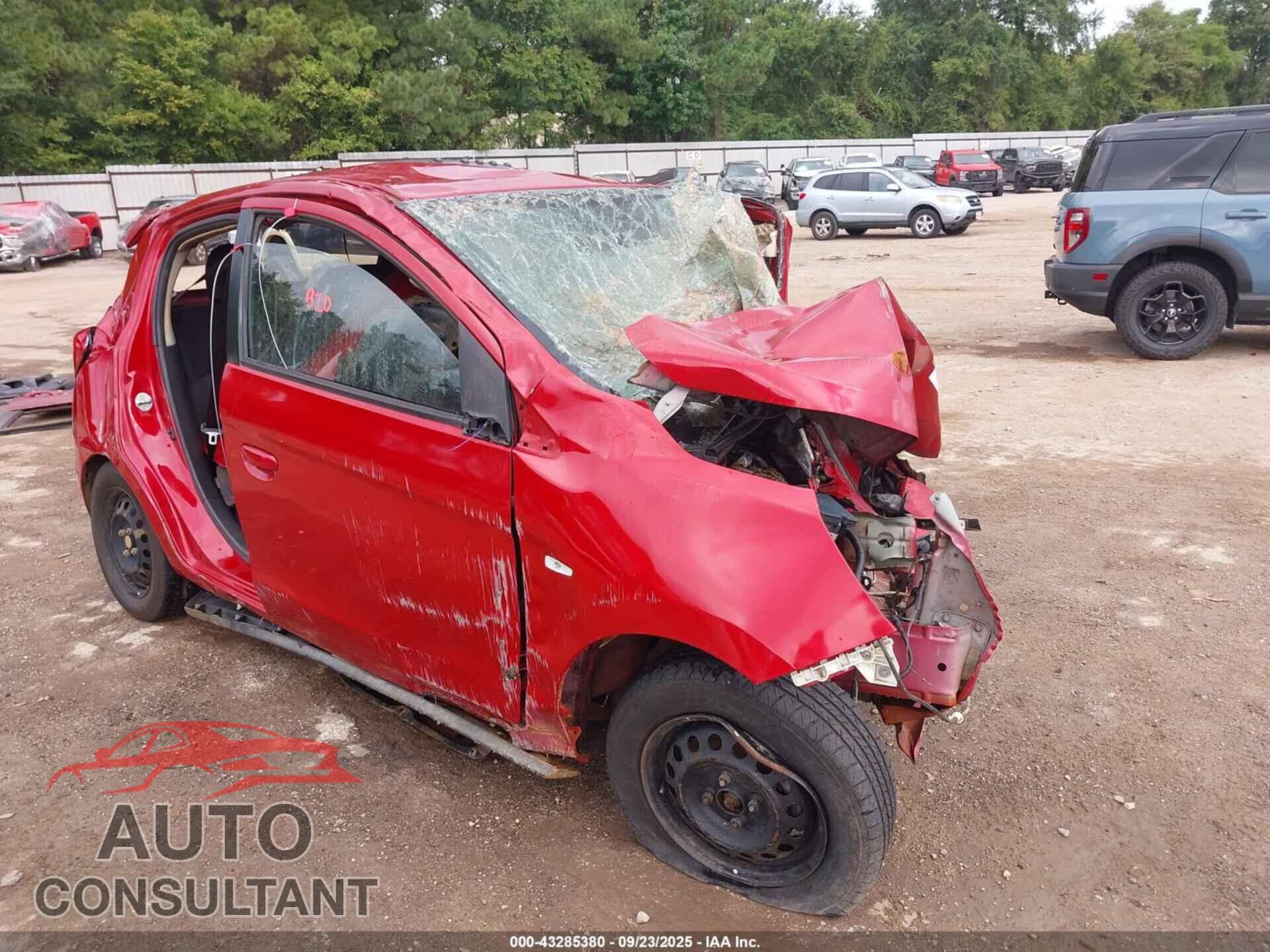 MITSUBISHI MIRAGE 2017 - ML32A3HJ0HH009351