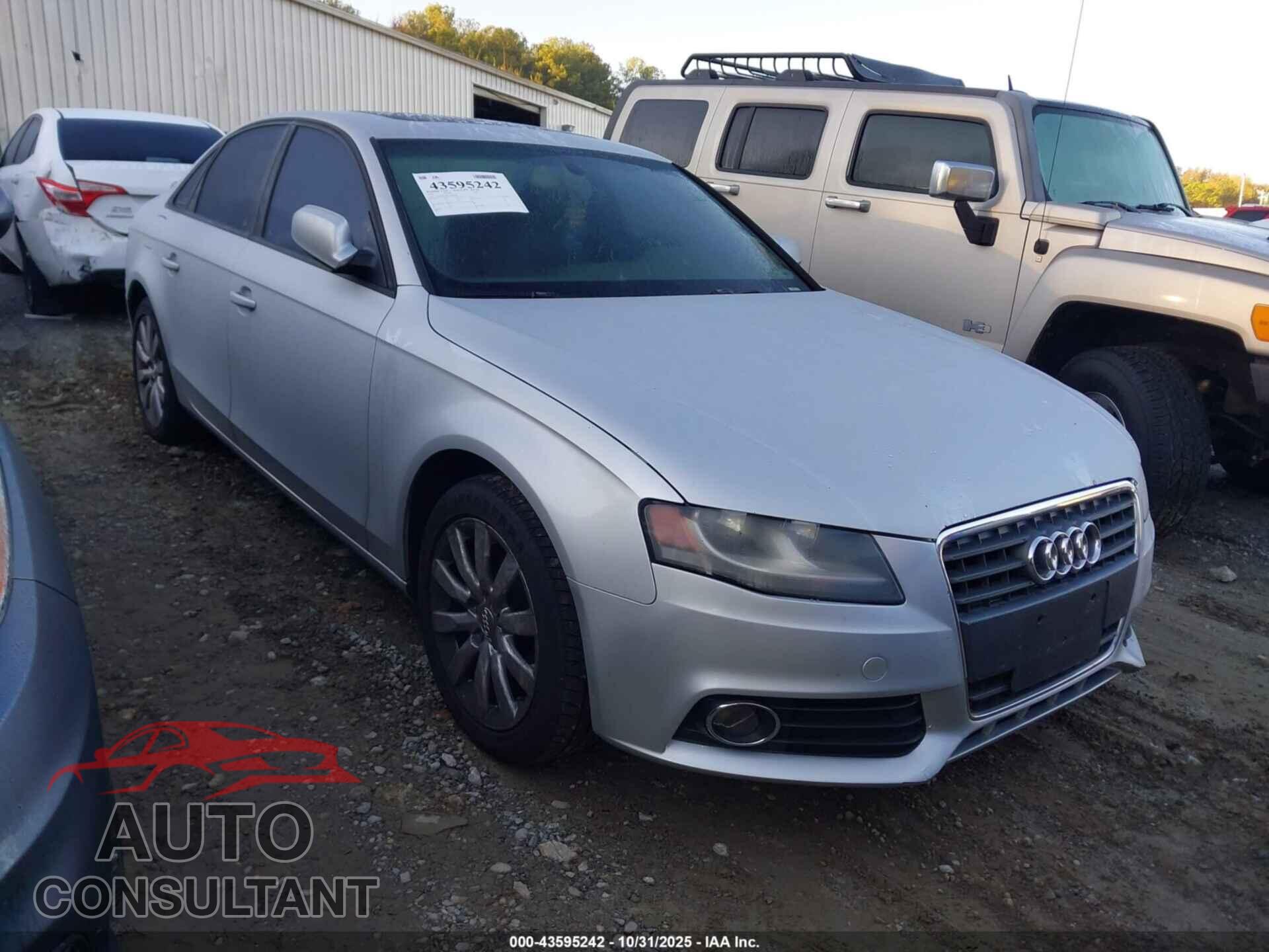 AUDI A4 2012 - WAUAFAFL6CA048558