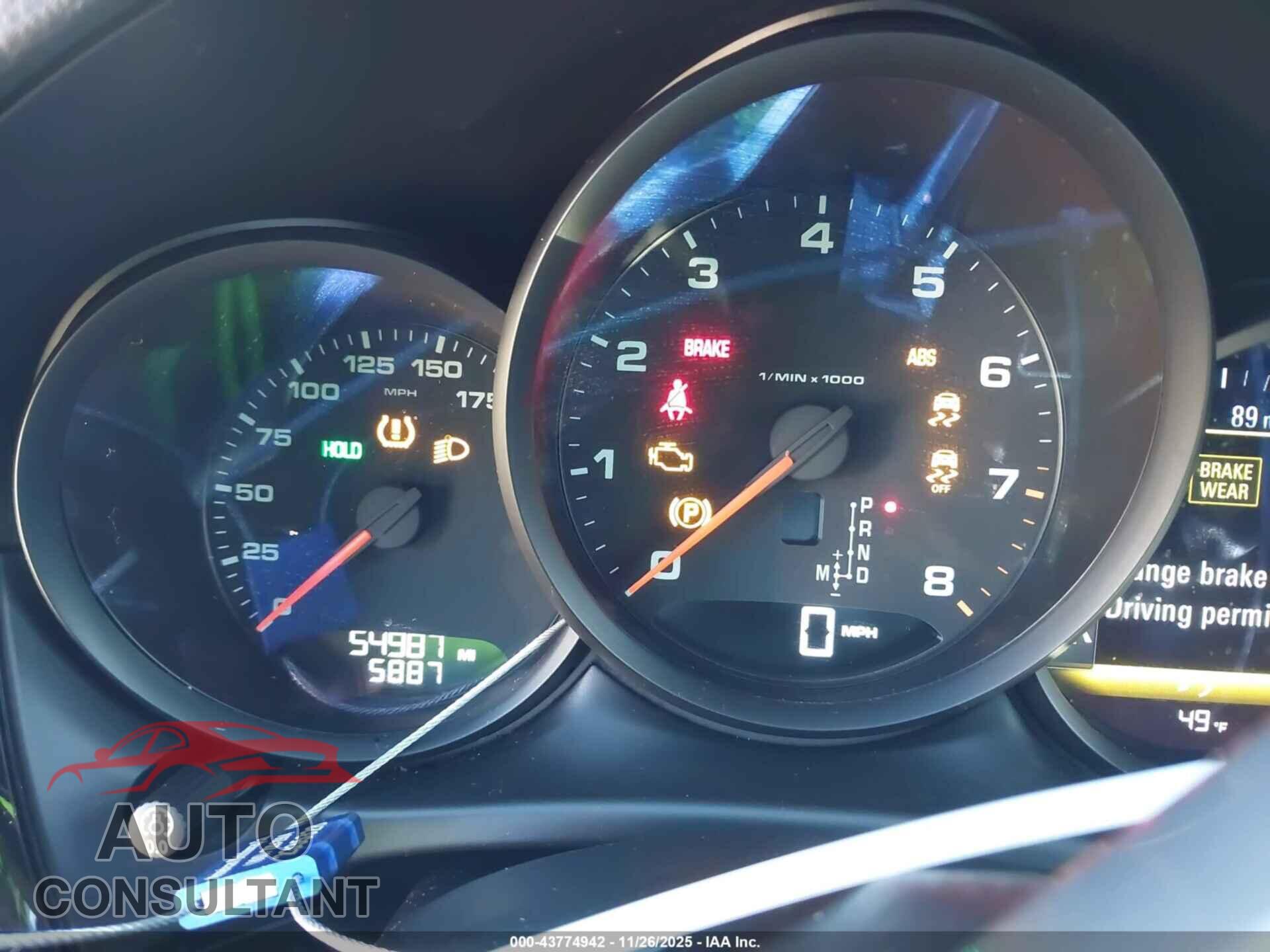 PORSCHE MACAN 2017 - WP1AA2A54HLB80910