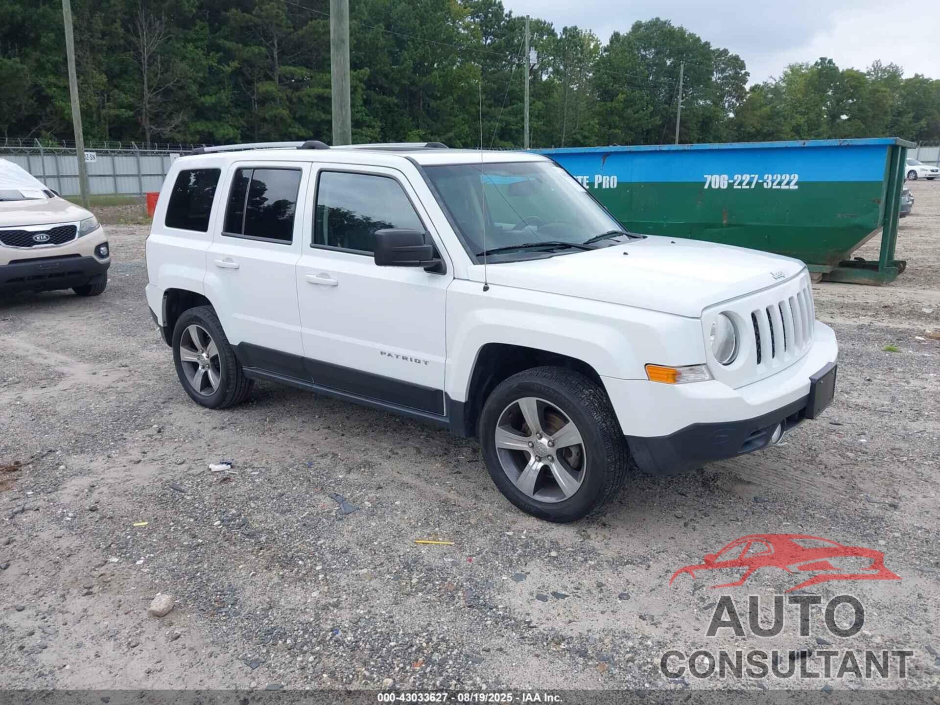 JEEP PATRIOT 2016 - 1C4NJRFB3GD552322