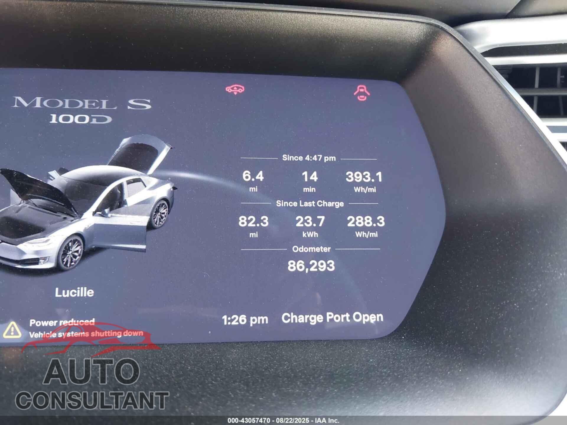 TESLA MODEL S 2017 - 5YJSA1E20HF229121