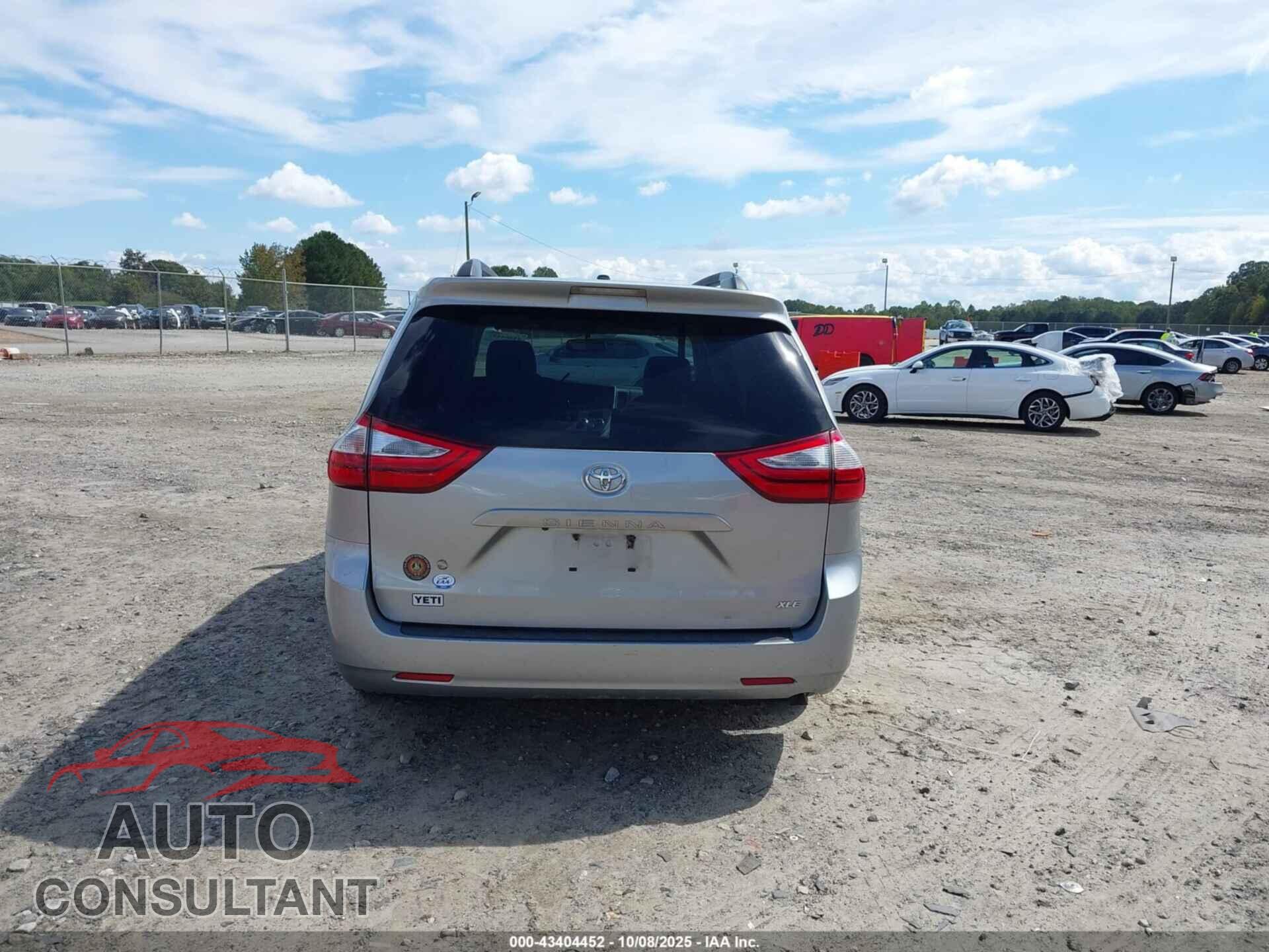 TOYOTA SIENNA 2017 - 5TDYZ3DCXHS878865