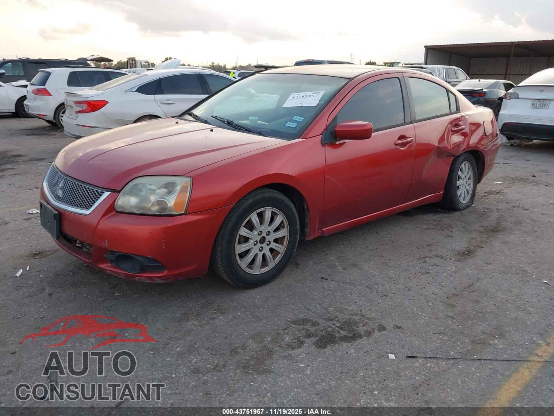 MITSUBISHI GALANT 2012 - 4A32B2FF6CE016539