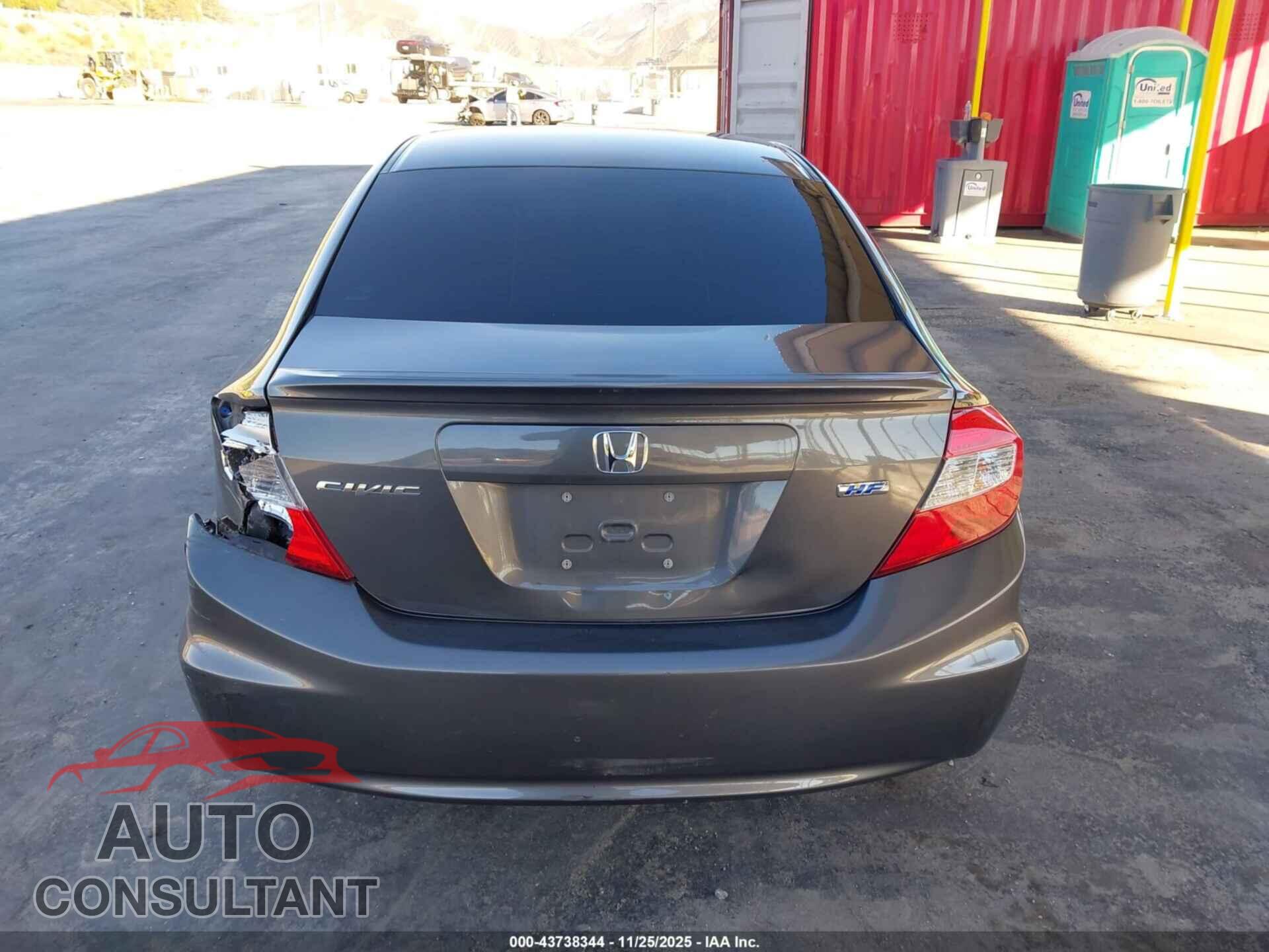 HONDA CIVIC 2012 - 2HGFB2F68CH553914