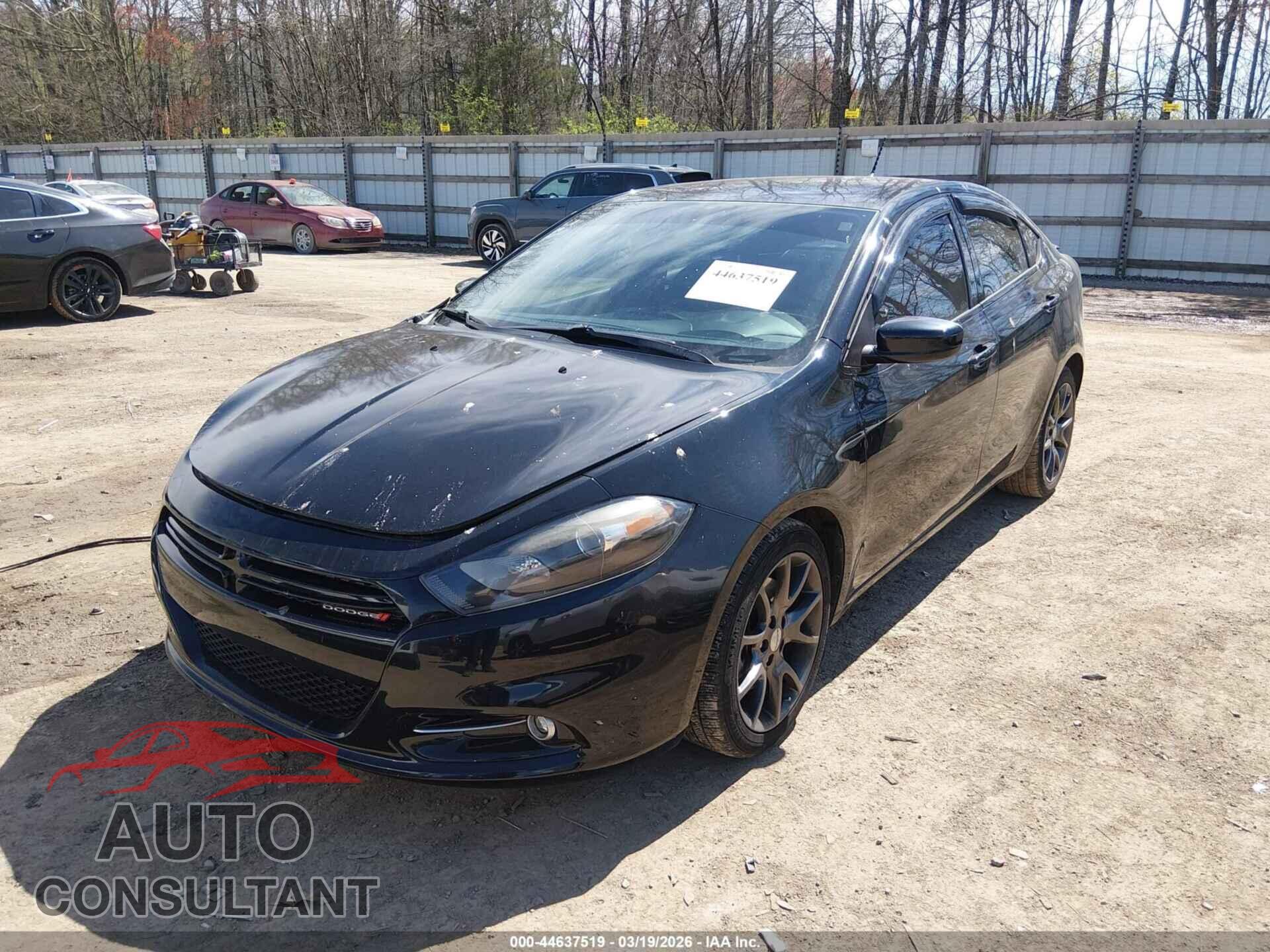 DODGE DART 2013 - 1C3CDFBA4DD110899