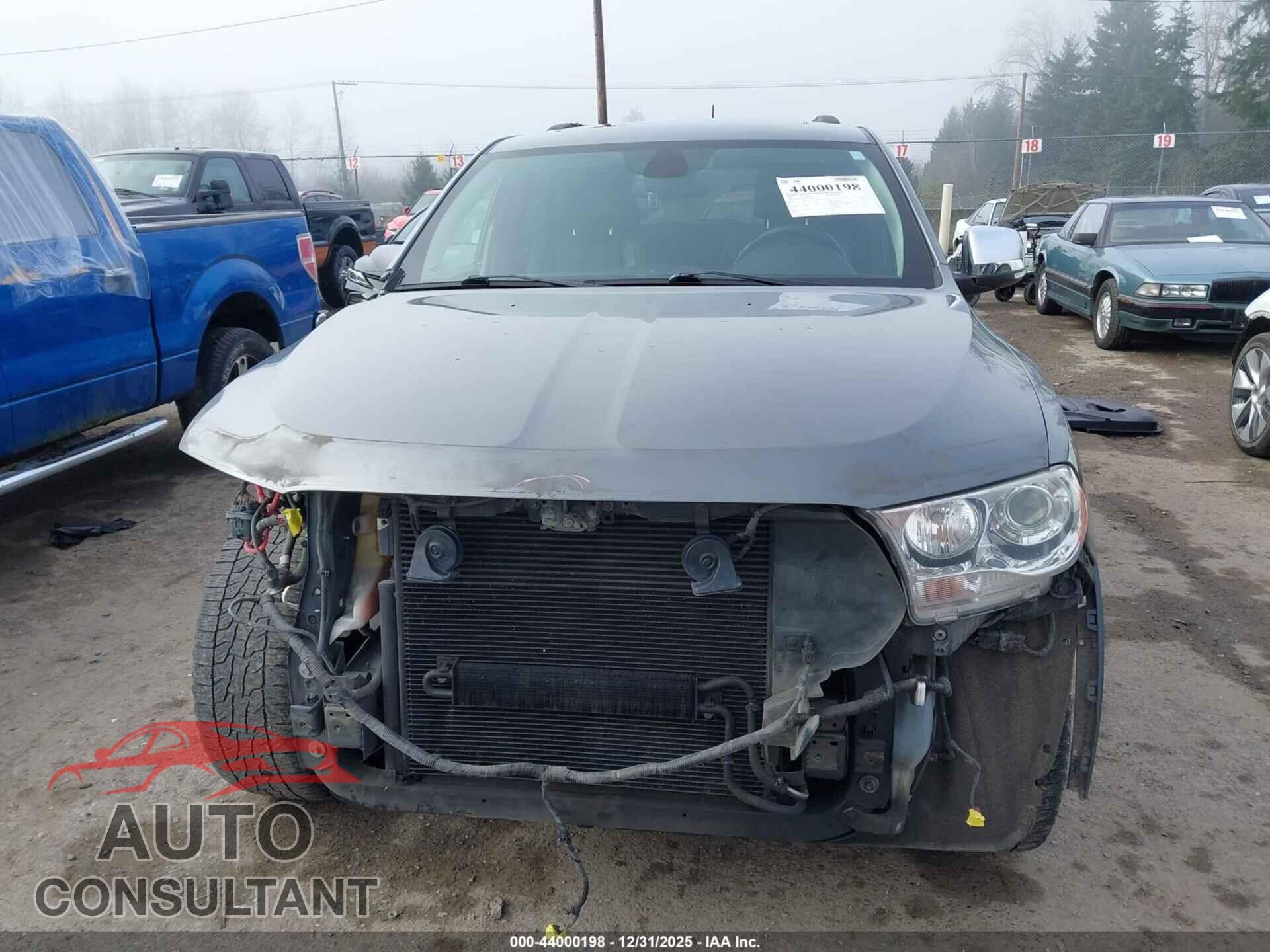 DODGE DURANGO 2012 - 1C4RDJEG4CC330704