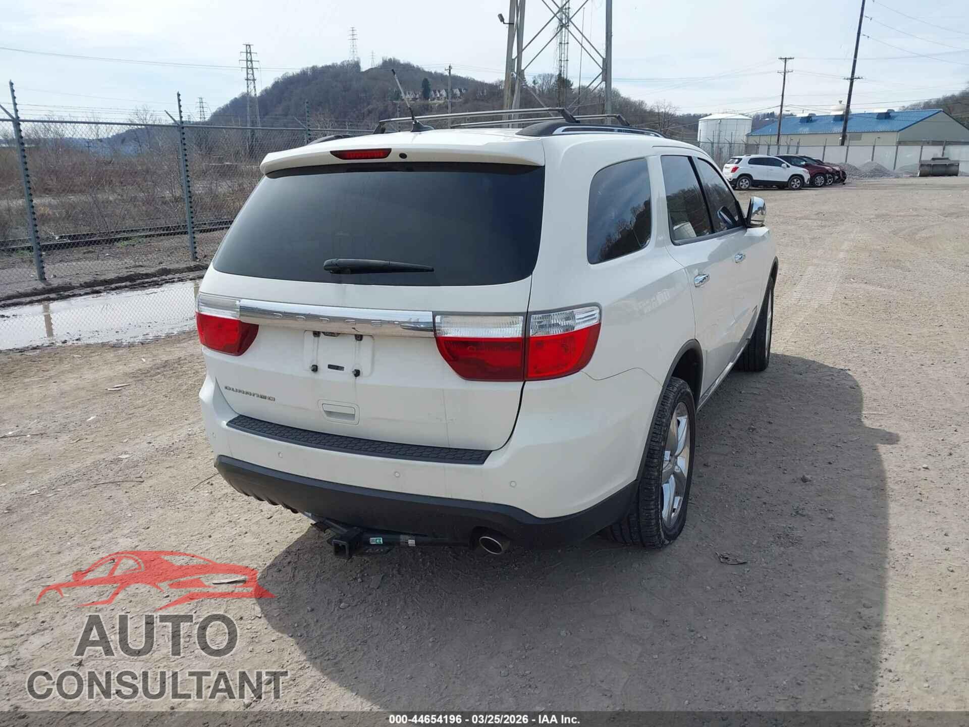 DODGE DURANGO 2012 - 1C4RDJEG8CC112796