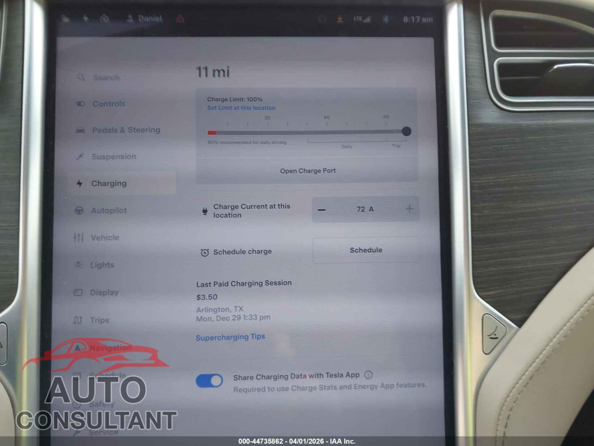 TESLA MODEL S 2016 - 5YJSA1E48GF172764